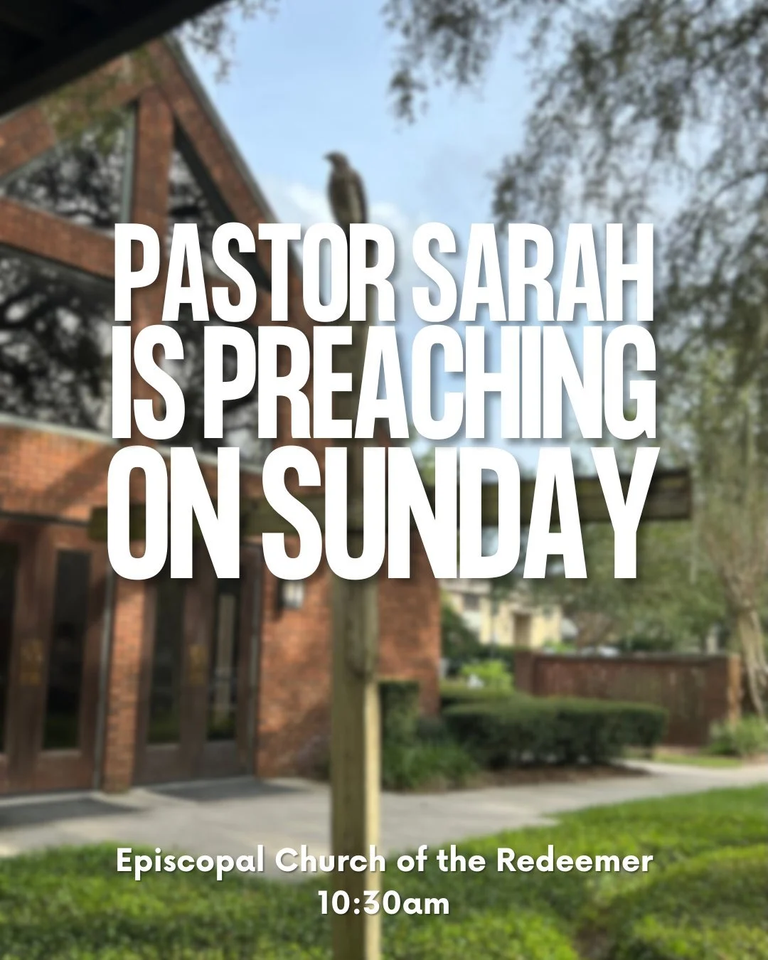 Join us for worship at Redeemer Episcopal Church tomorrow morning at 10:30am! Pastor Sarah is preaching! See you there :) 

 #unfospreys #dioflfeast #campusministry #tec #duval #jcm #Lumin #osprey #jaxcampusmin
