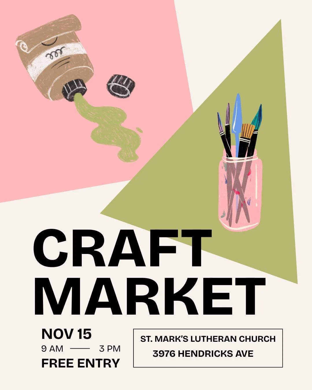 Come be with us at the Craft Market on Saturday, November 15! We will be there with popcorn, some student-made crafts, and over 35 other venders! We can't wait to see what's there! You won't want to miss this. 

 #jcm #Lumin #jaxcampusmin #tec #diofl