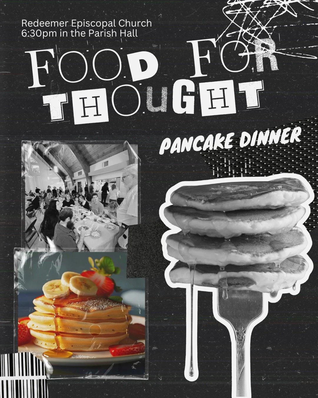 Join us for the Shrove Tuesday Pancake Dinner at Redeemer Episcopal Church! We will be there at 6:30pm (or earlier if you want to hang out with Rody) to have dinner! Let us know in the discord or DM us if you need help coordinating a ride! 

 #campus