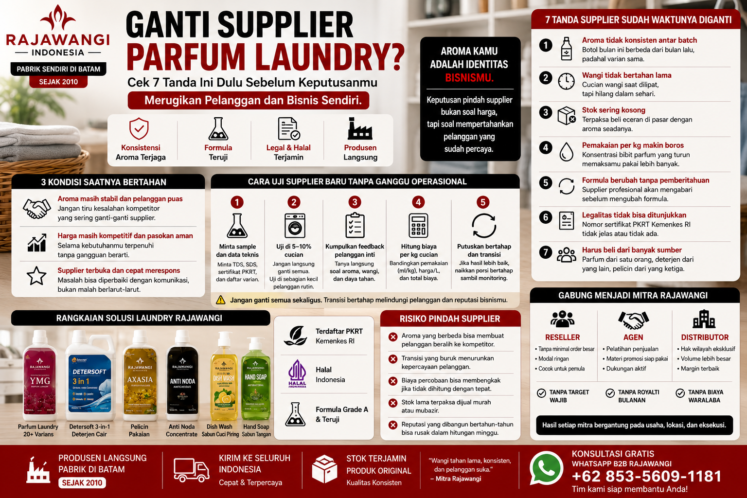 Ganti Supplier Parfum Laundry: Kapan Waktunya dan Bagaimana Caranya