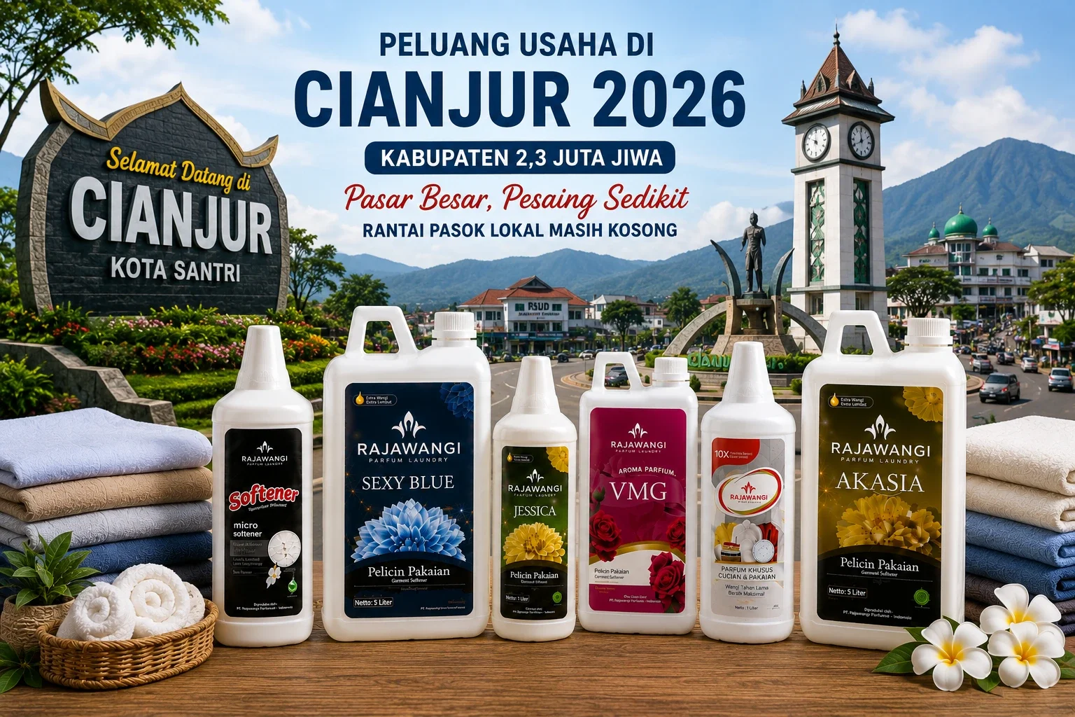 Peluang Usaha di Cianjur 2026: Kabupaten Terluas, Pemasok Paling Sedikit