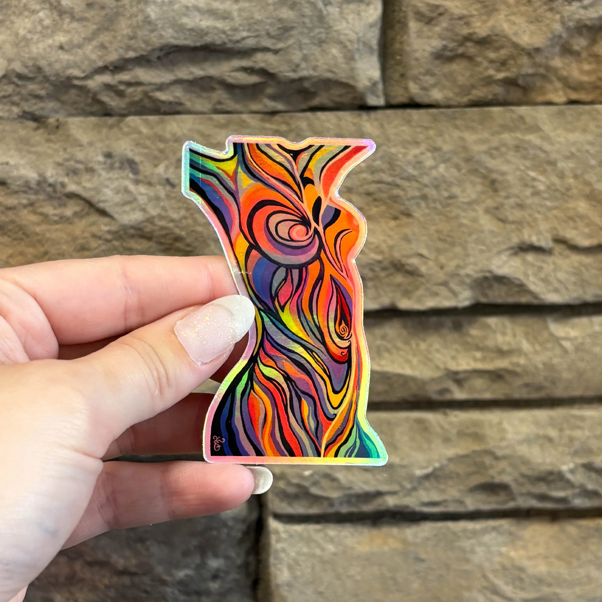 Holographic Energy Body Sticker