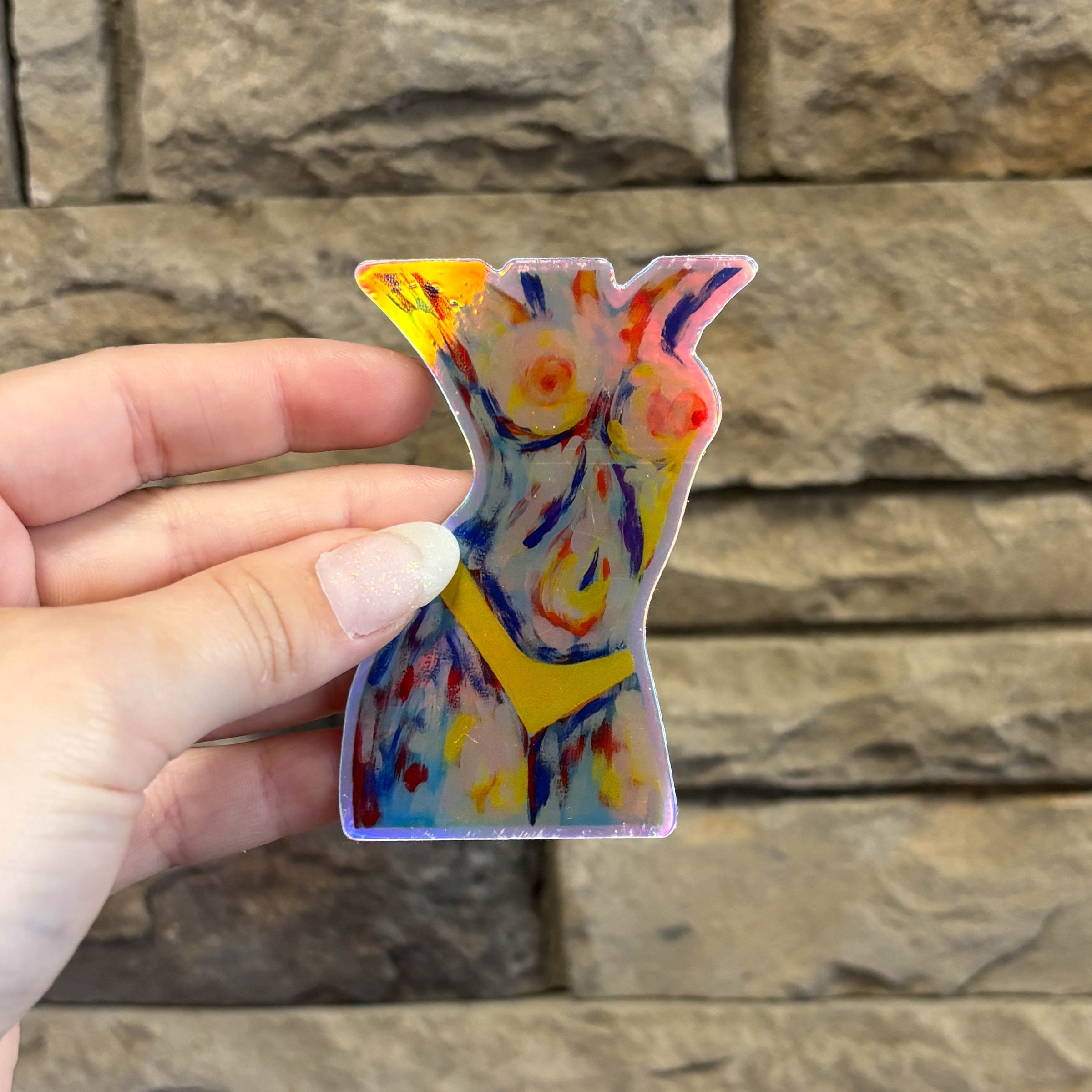 Holographic "You Are Perfect" Sticker