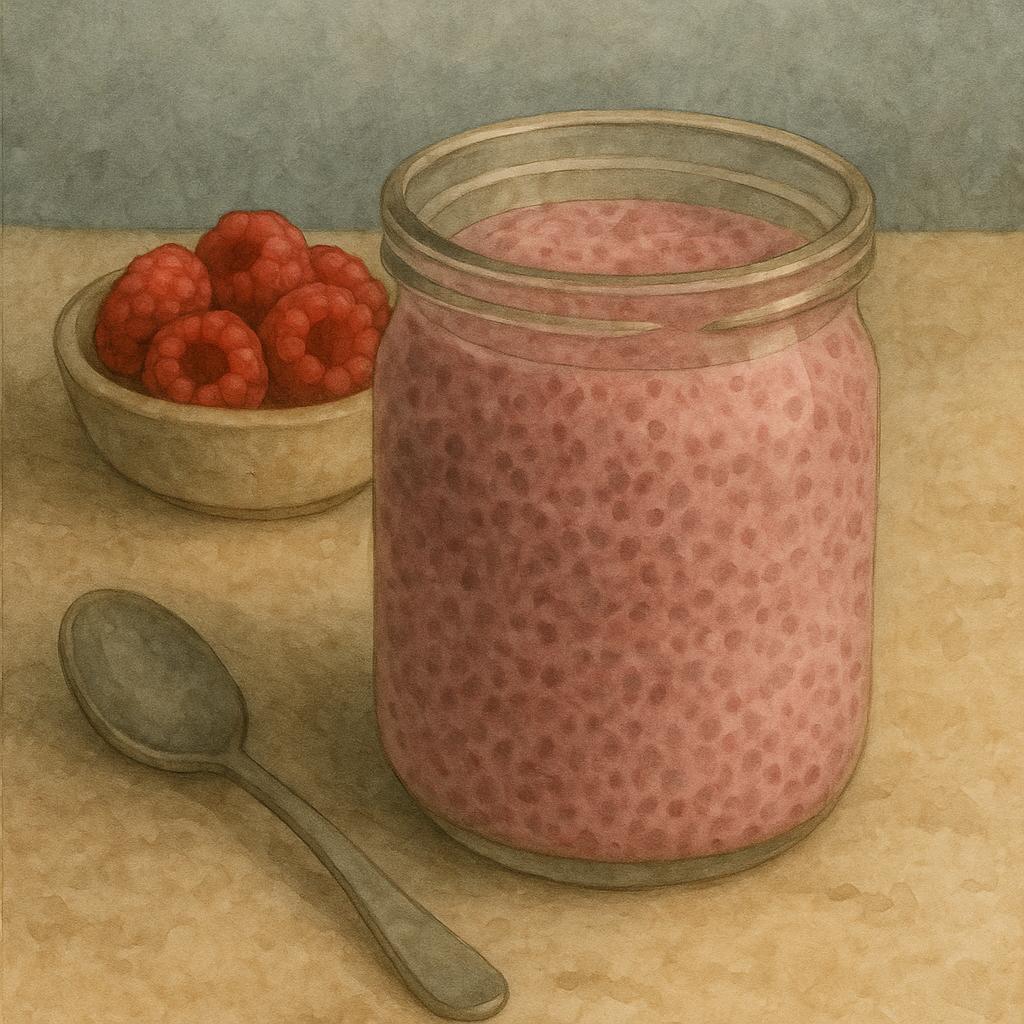 Raspberry Chia Pudding