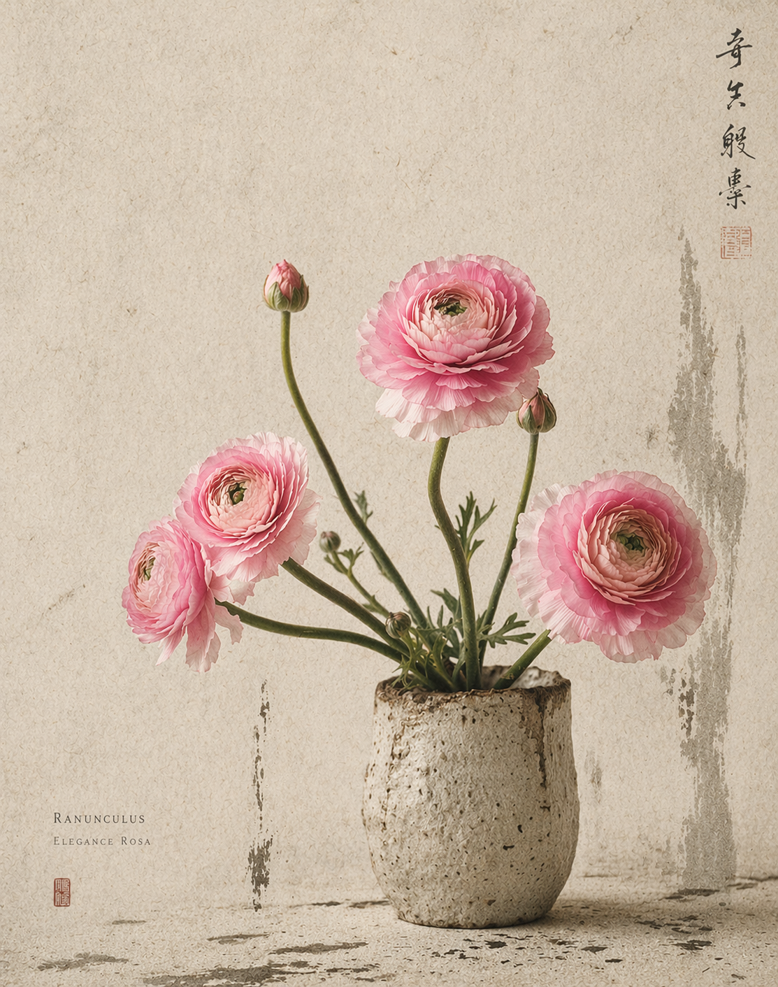 Ranunculus - Elegance Rosa