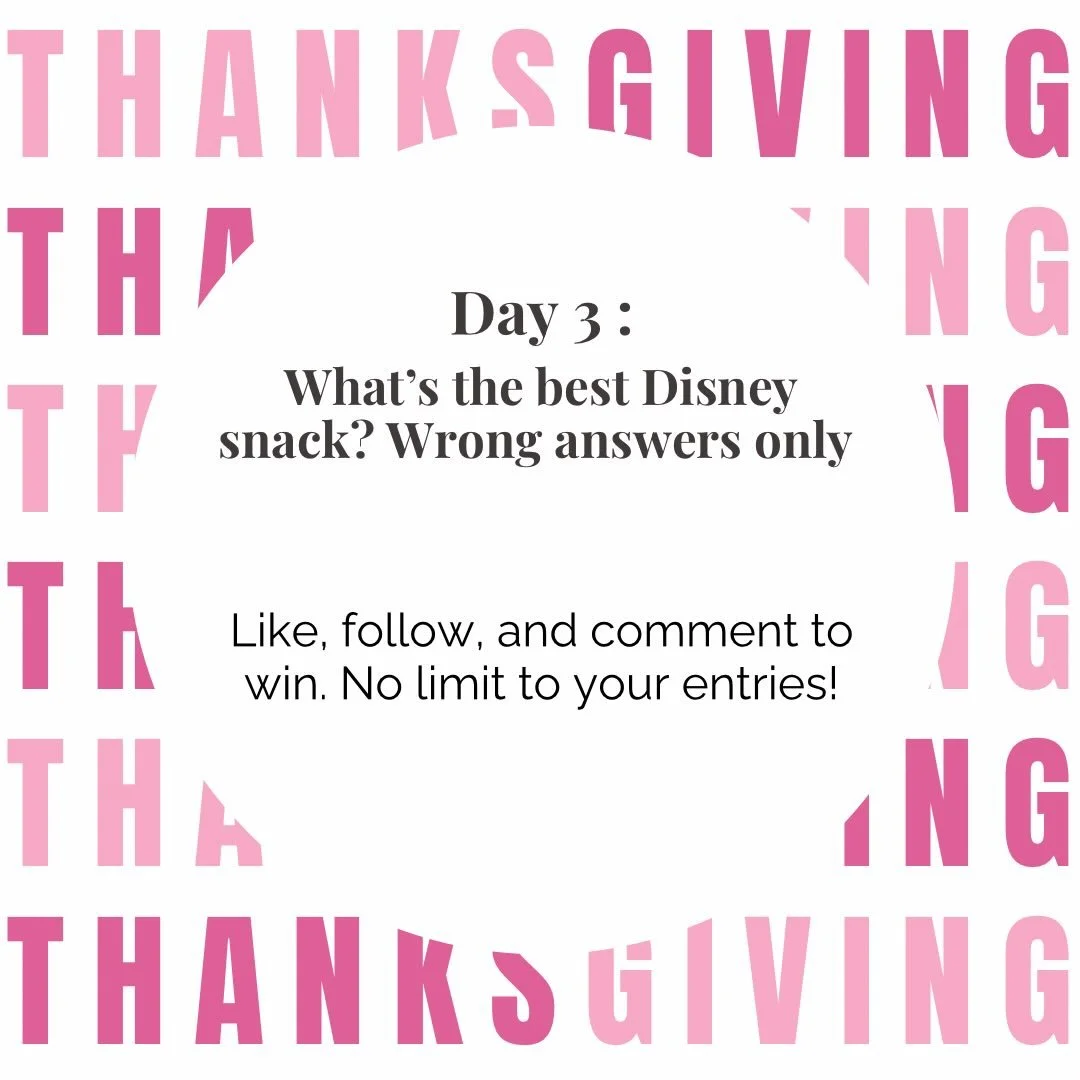 ThanksGIVING week - DAY 3 🍗

Today&rsquo;s prize is an @stoneyclover bag (worth $60!) and I need y&rsquo;all to make me laugh with your entries.

HOW TO WIN:
✨ Follow + like this post
✨ Comment with the BEST Disney snack&hellip; wrong answers only ?