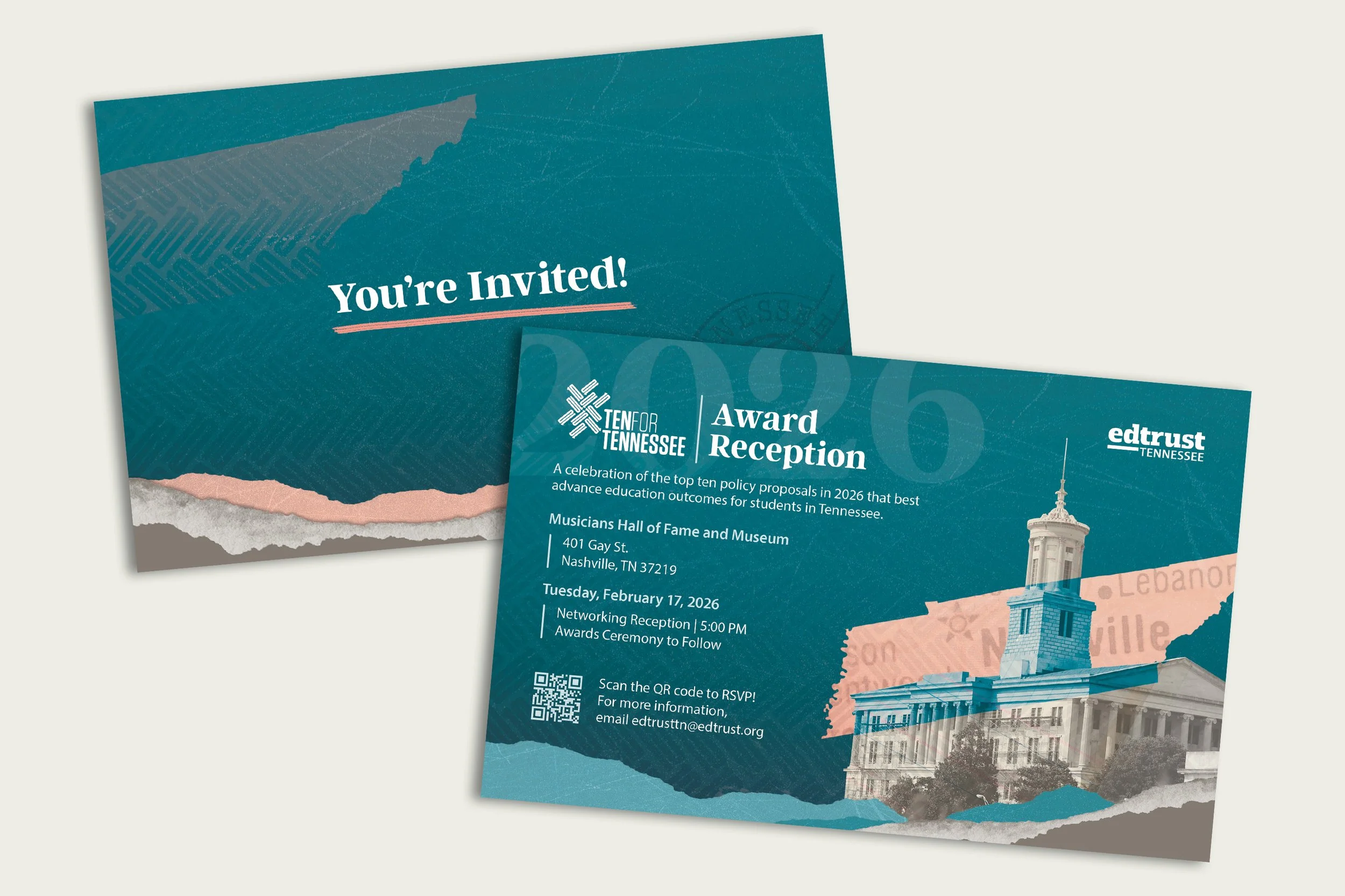 Invitation | Created in Photoshop & InDesign