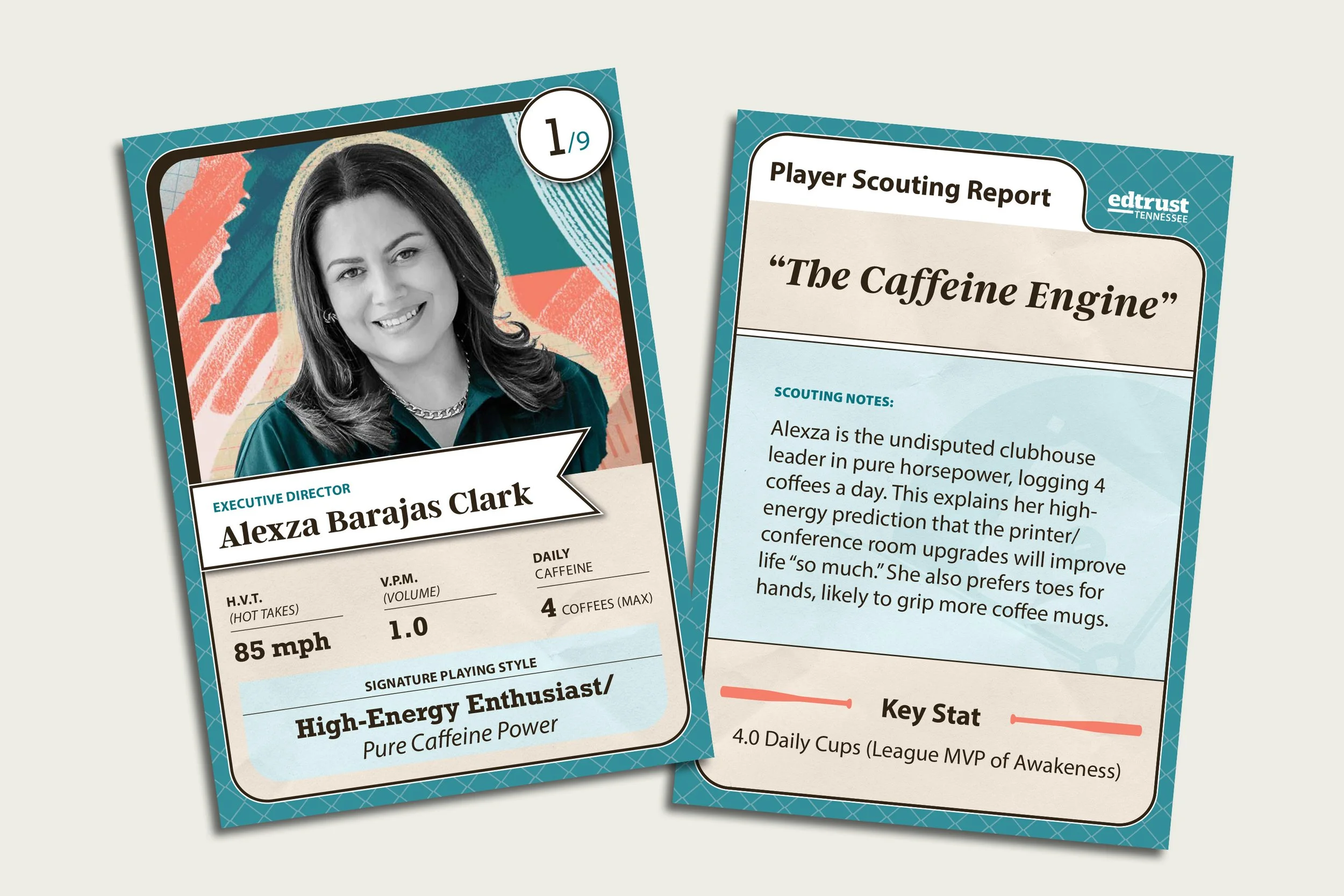 Baseball Cards | Created in Indesign