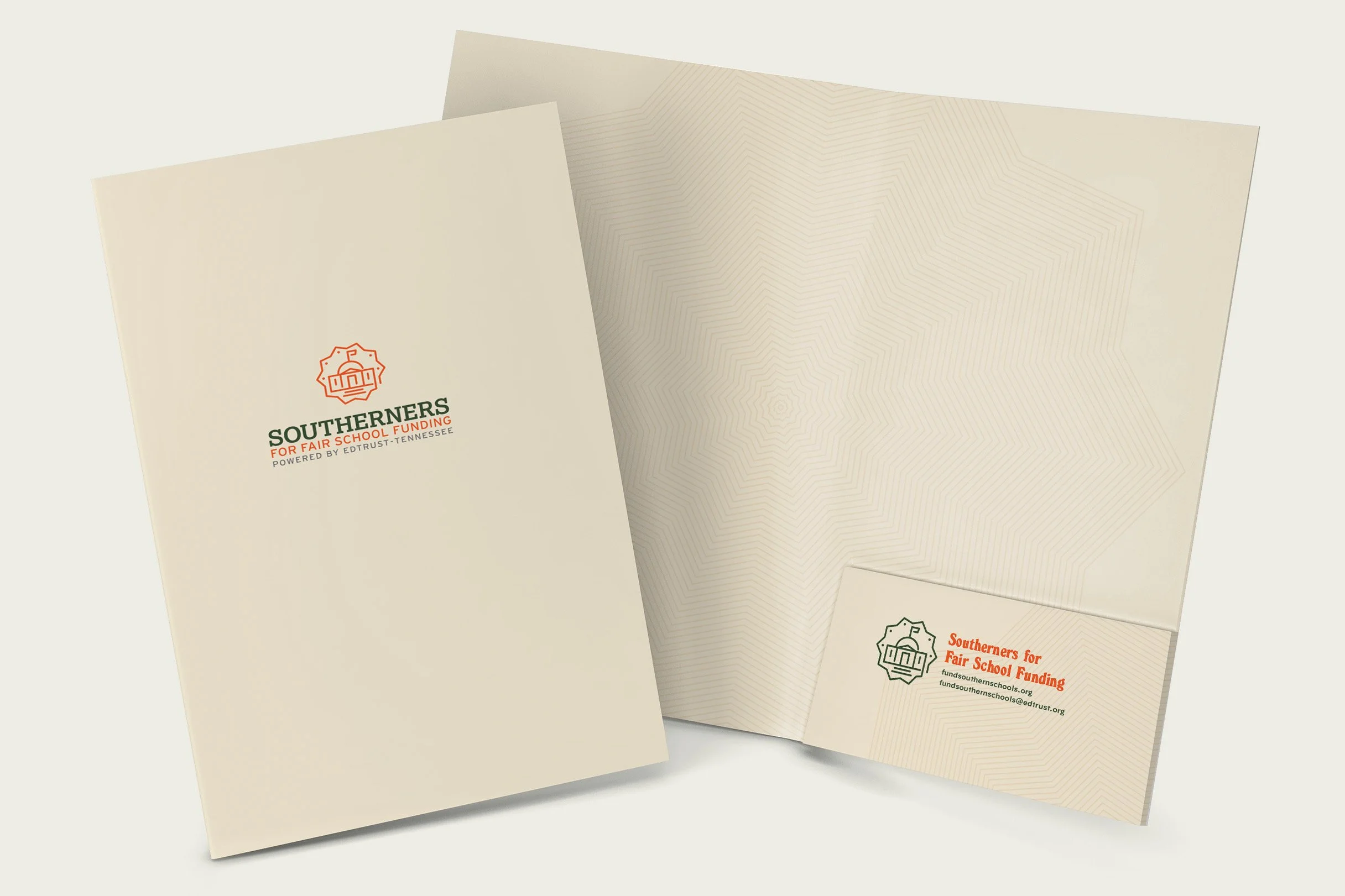 Folder design | Created in InDesign