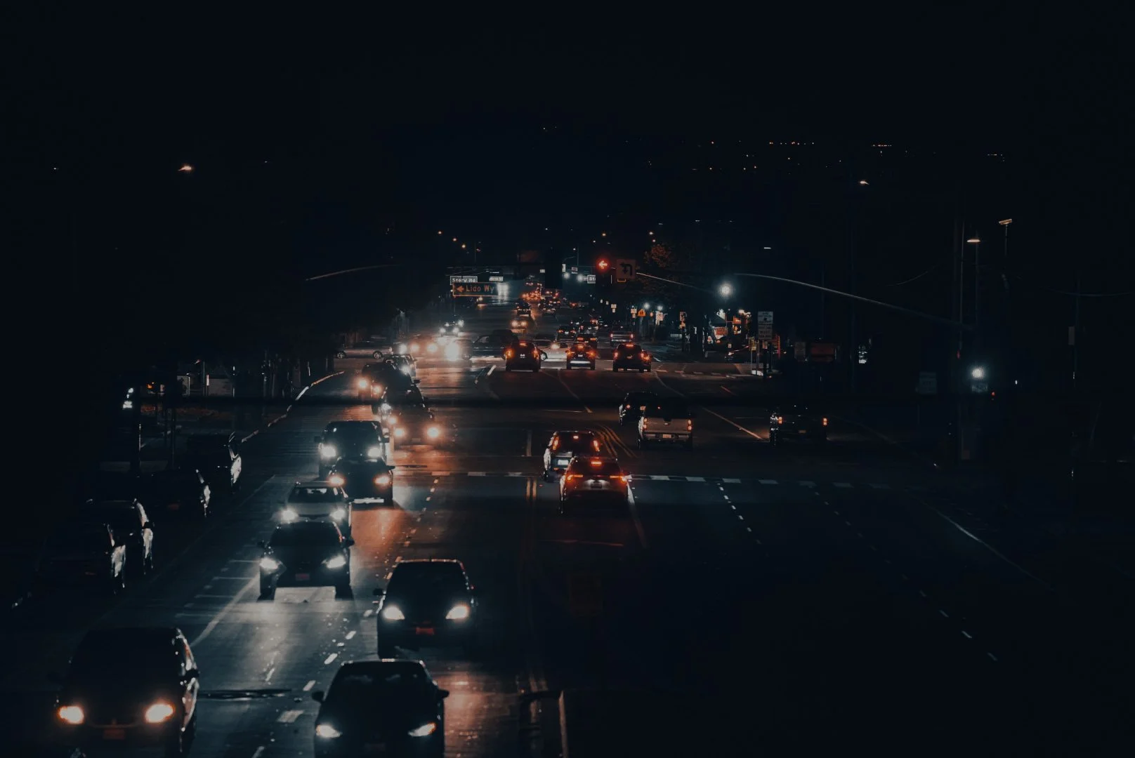 OVER THE HONKS, DOWN THE LIGHTS