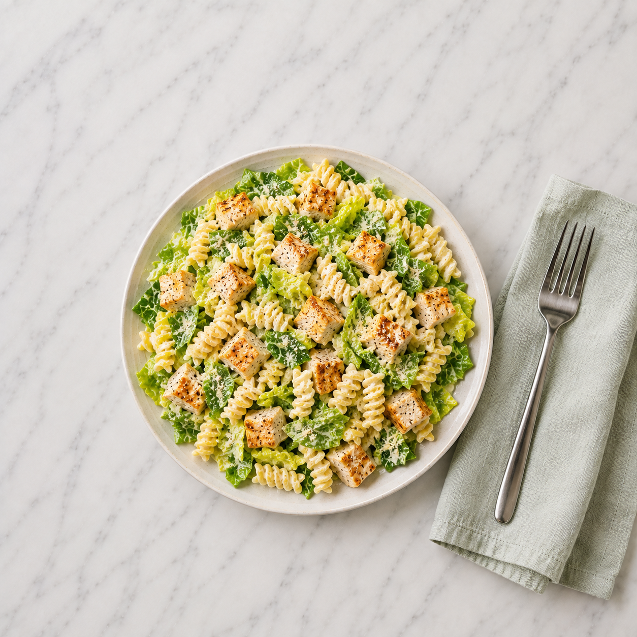 Chicken Caesar Pasta Salad