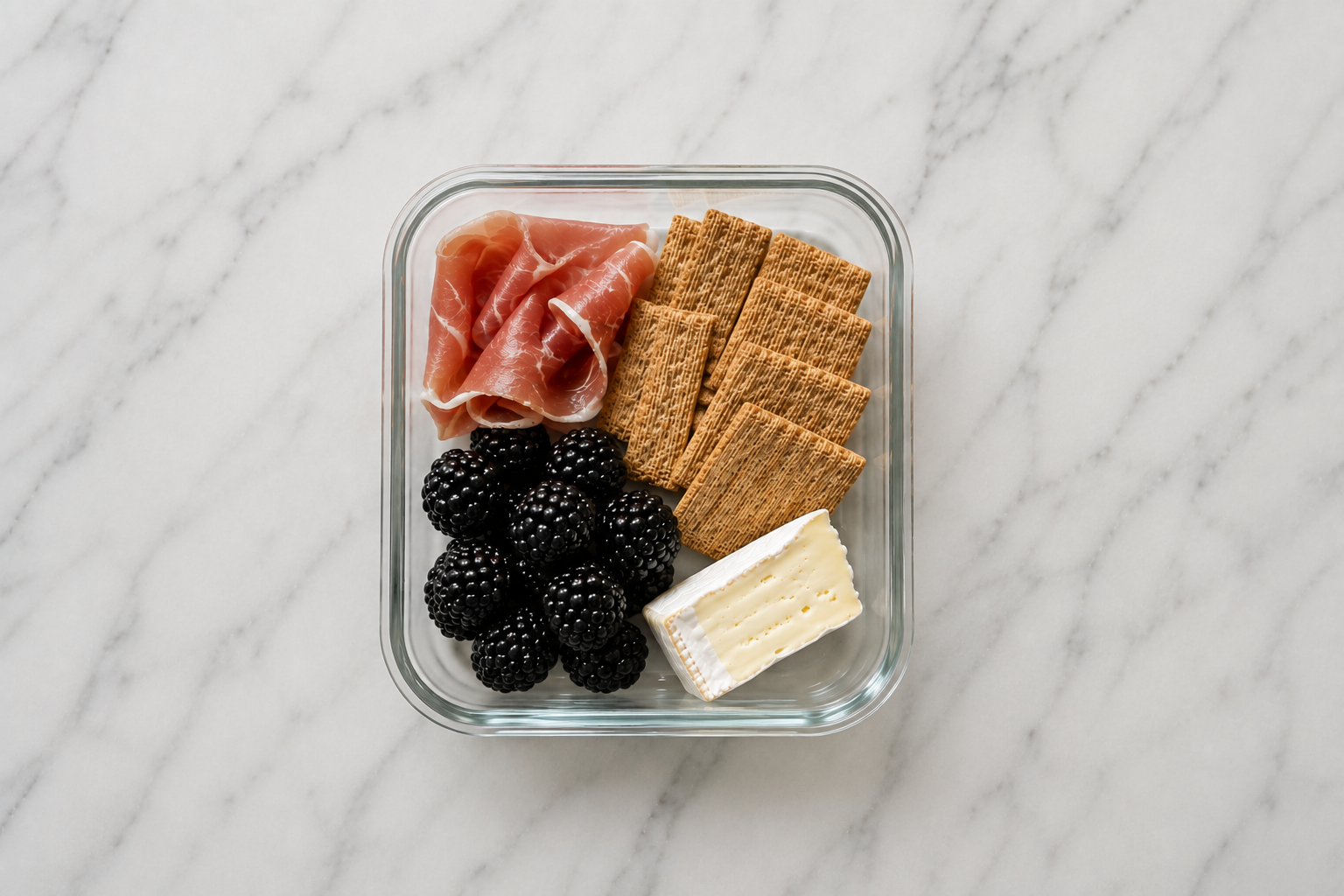 Berry and Brie Snackle Box