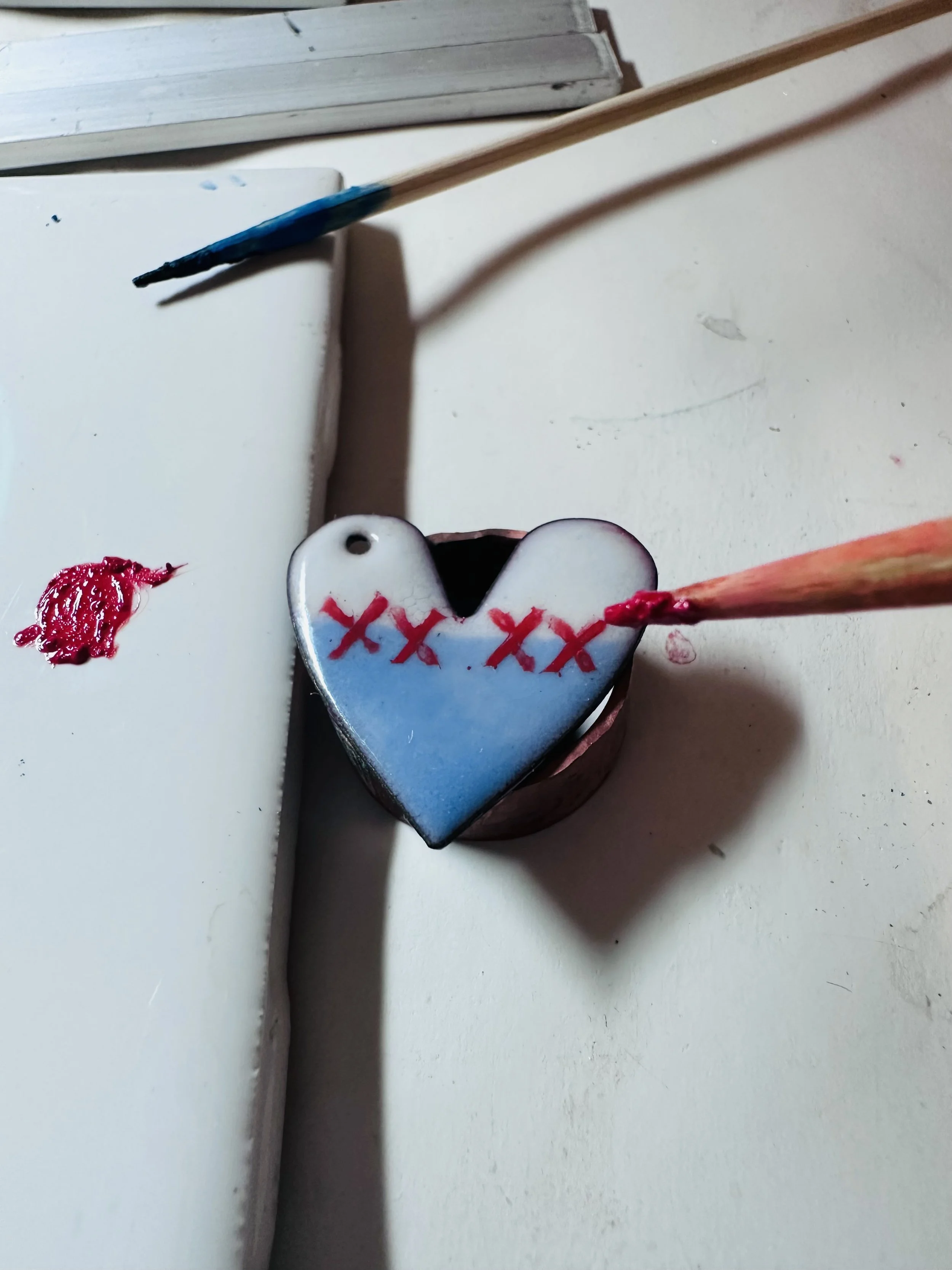 Liquid Enamel Methods for Jewelry