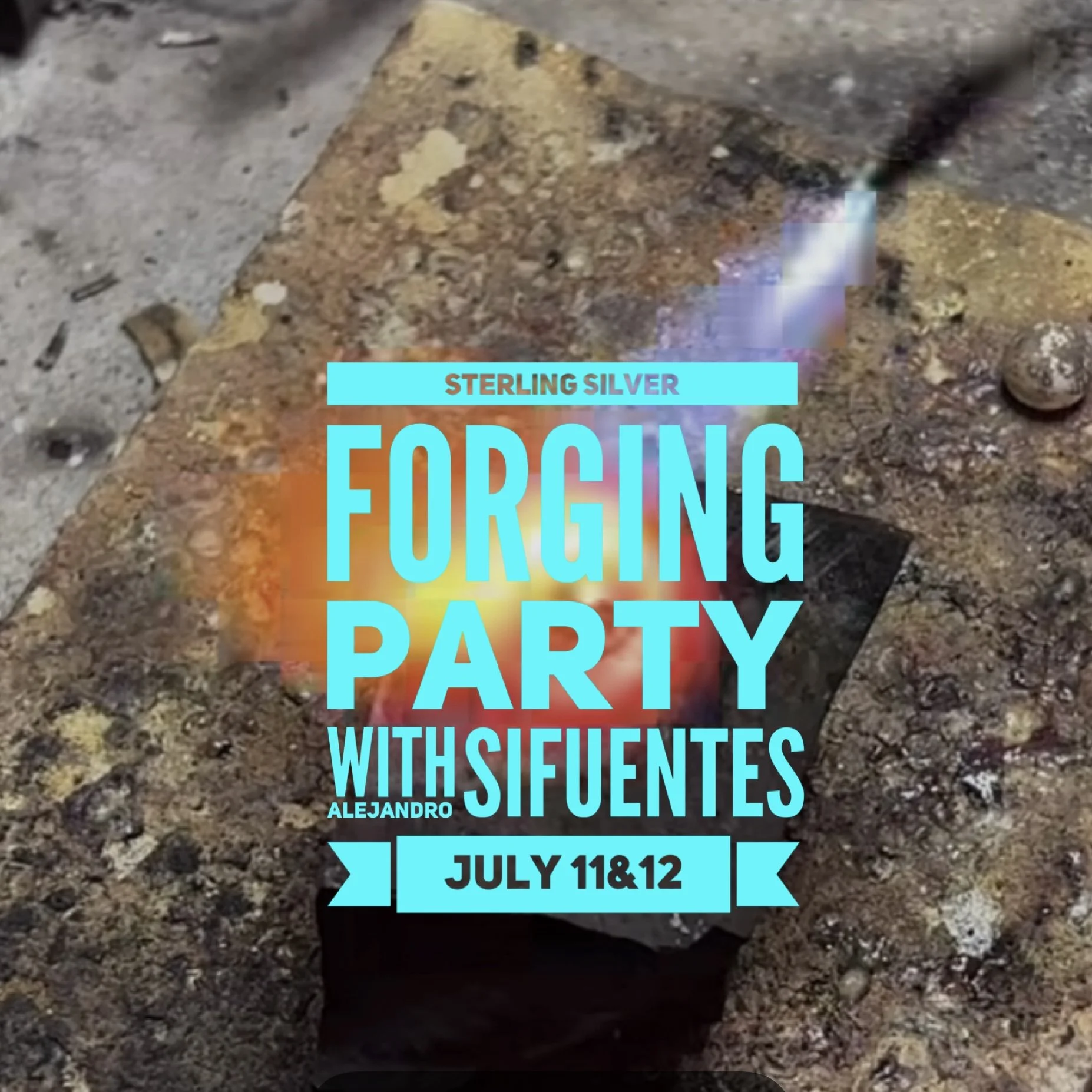 Sterling Silver Forging Party Weekend