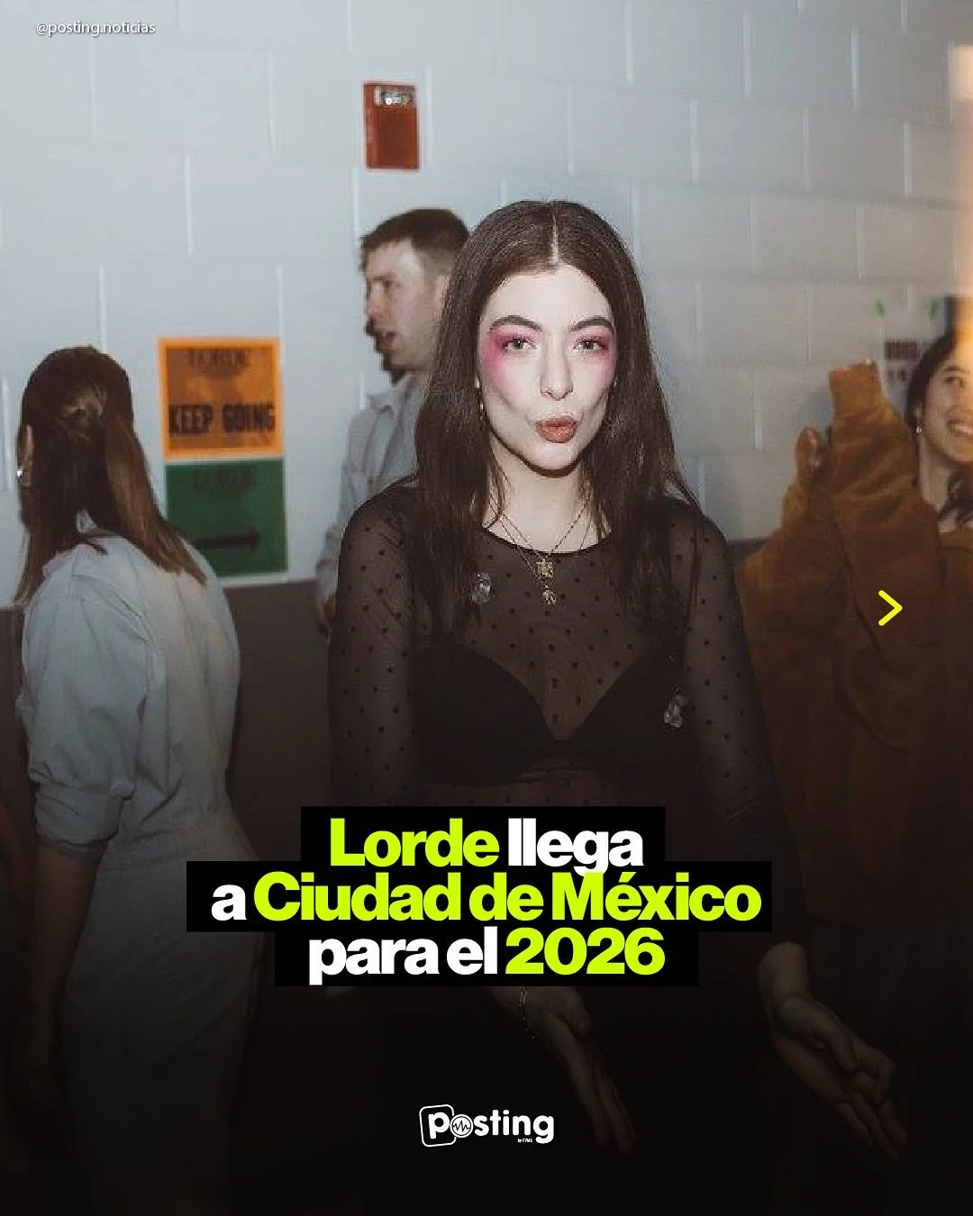 💫 Lorde regresa a M&eacute;xico con 3 fechas 💫

Prep&aacute;rate porque este 2026 Lorde y Ultrasound tour llegan a tierras mexicanas con tres fechas imperdibles en Guadalajara, Monterrey y Ciudad de M&eacute;xico. 🎤🇲🇽
 
🗓️ Fechas y lugares conf