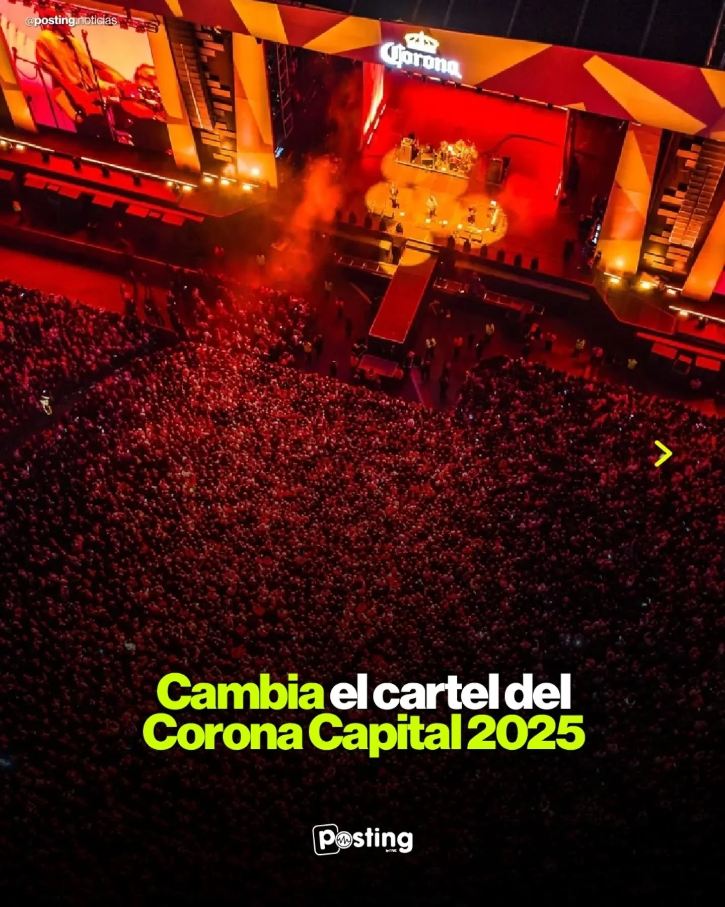 A d&iacute;as del @coronacapital , el cartel cambia de nuevo 🎸

🎶 El Corona Capital 2025 sorprende con nuevas incorporaciones que le dan un giro fresco al festival 🌈

Descubre qui&eacute;nes se suman al lineup 👇

📲 Lee la nota completa en postin
