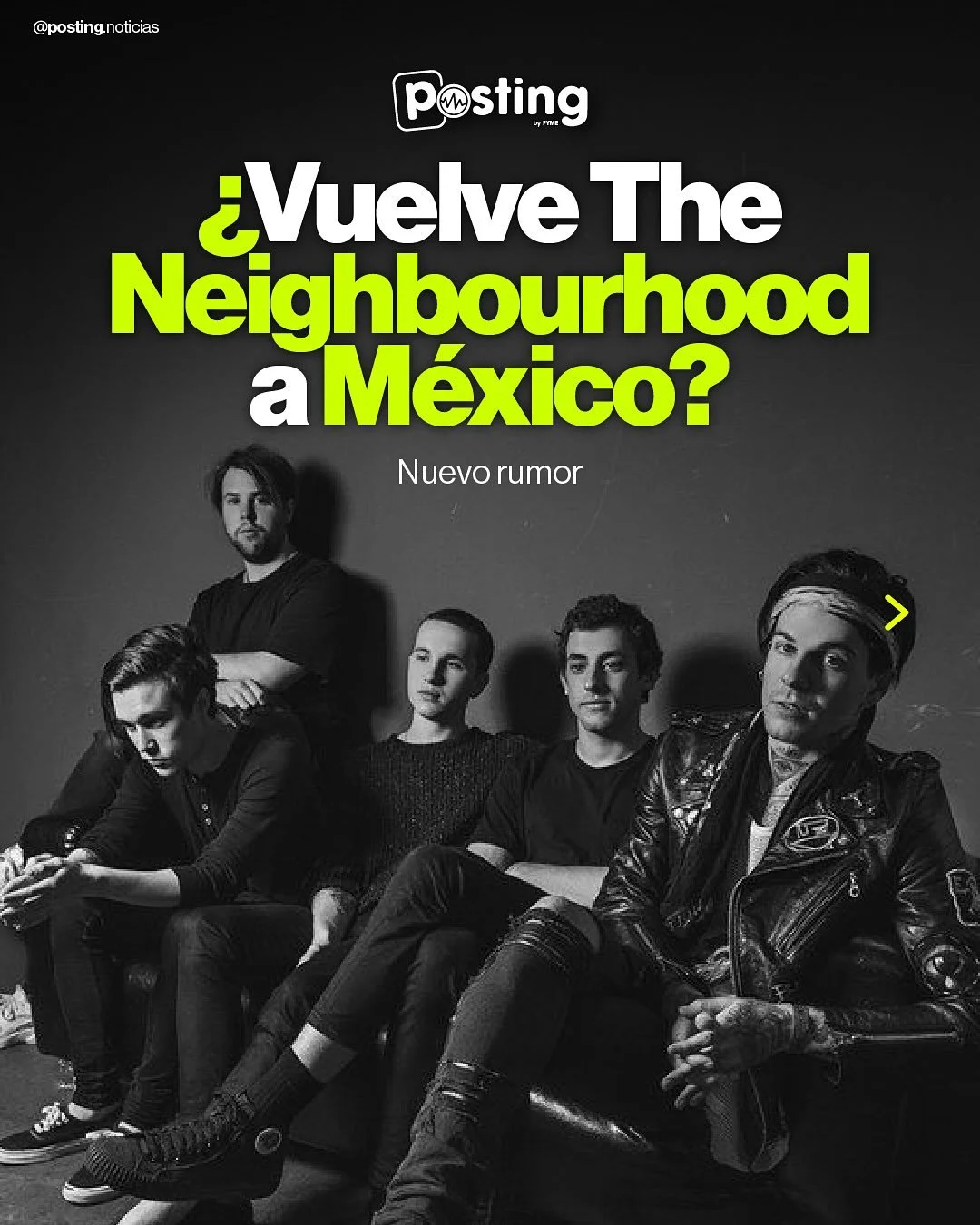 🎸 Rumor: The Neighbourhood planea su regreso a M&eacute;xico en 2026 👀

Todo indica que la banda californiana @thenbhd podr&iacute;a volver a los escenarios mexicanos en septiembre de 2026. 

Aunque a&uacute;n no hay anuncio oficial, la expectativa