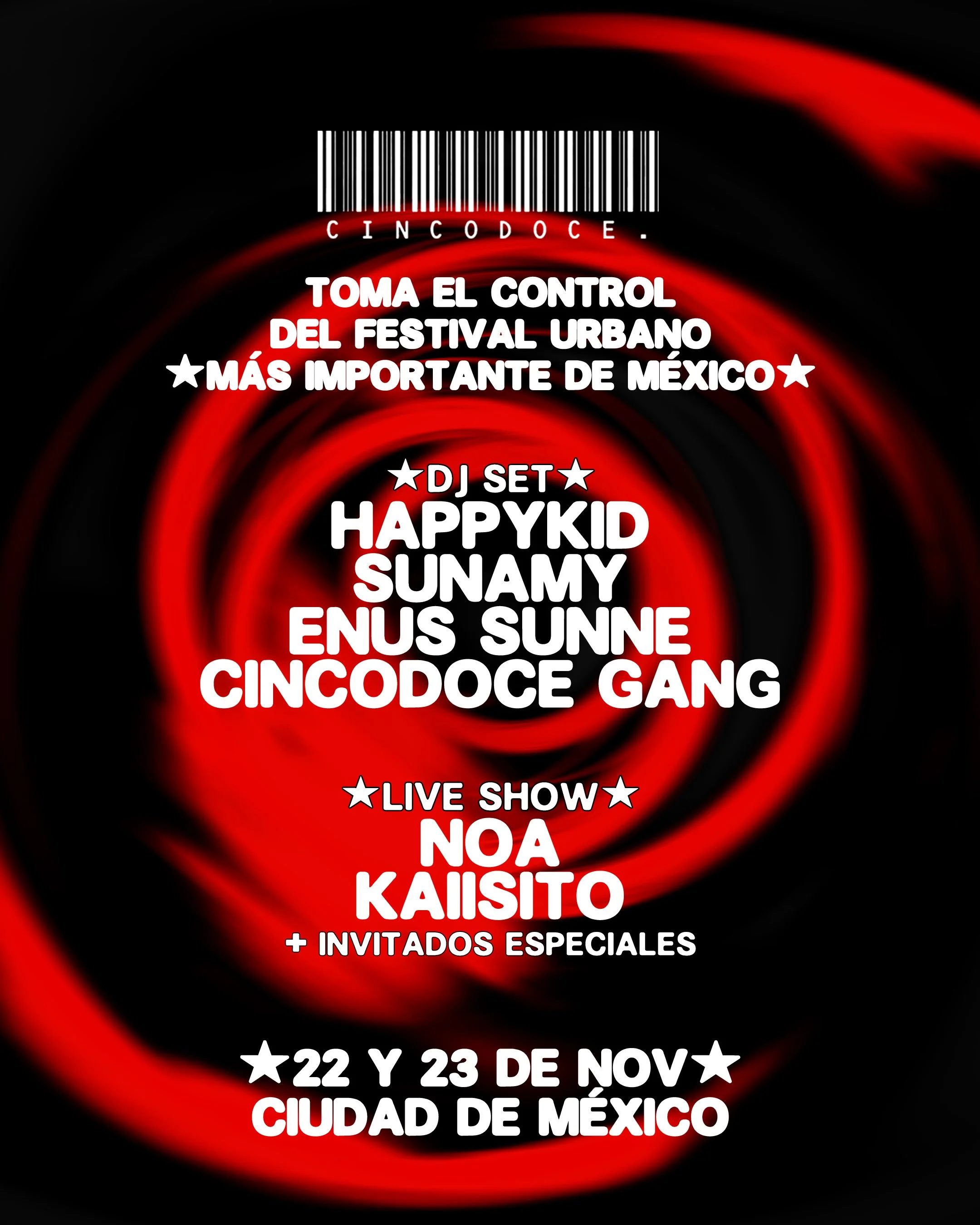 Cincodoce conquista Estados Unidos con dos presentaciones históricas y anuncia su rol como hosts en uno de los escenarios del festival urbano más grande de México