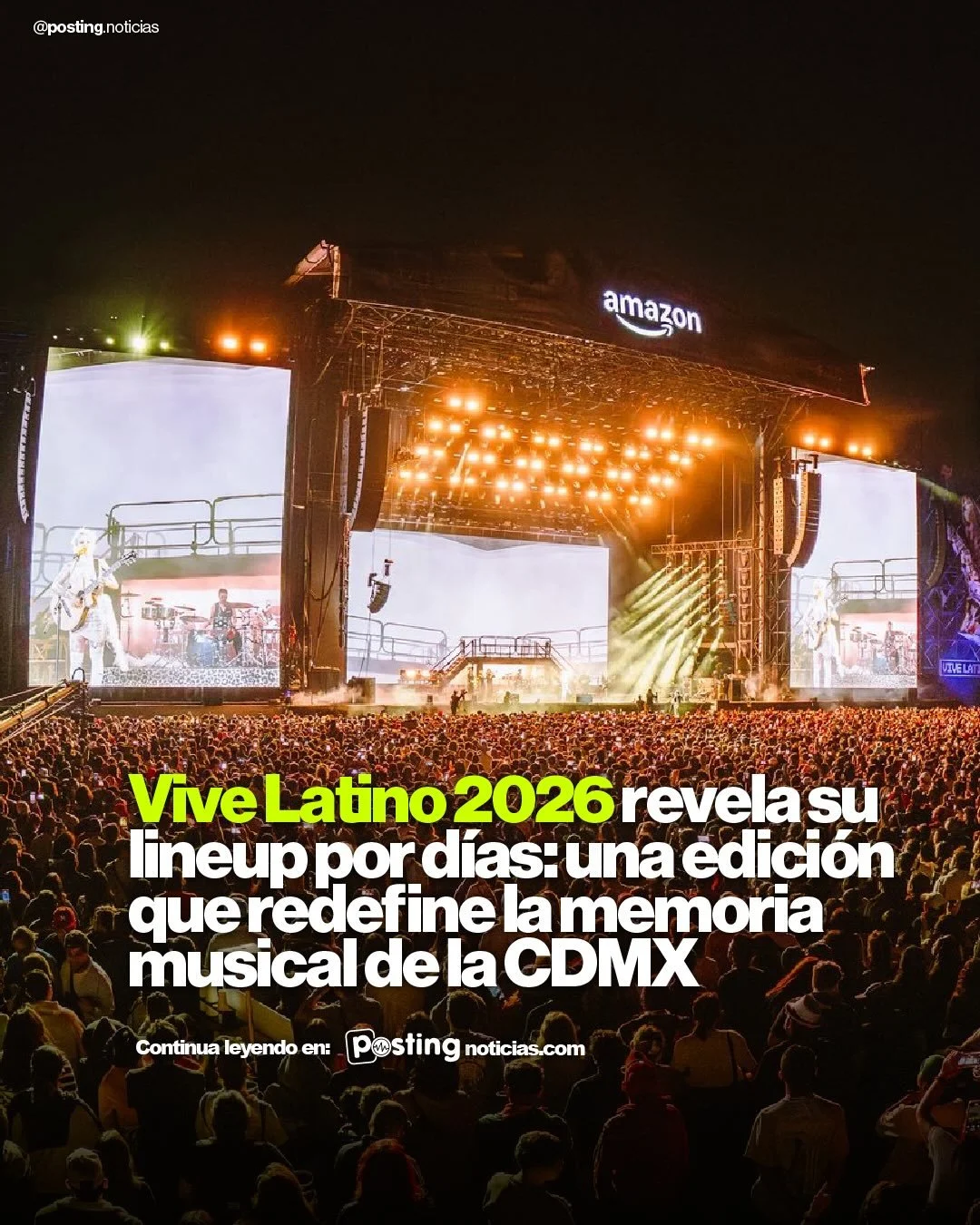 🎤🔥 Vive Latino ya revel&oacute; su line up por d&iacute;a🔥🎤

El festival de rock m&aacute;s grande de M&eacute;xico ya tiene fecha, sede y horarios oficiales, &iquest;te lo piensas perder? 🔥

Este 14 y 15 de marzo el Estadio GNP Seguros ser&aacu