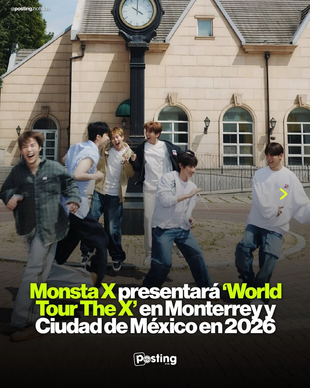 🎤✨Monsta X regresa a M&eacute;xico en 2026 ✨🎤

 World Tour The X: Nexus in Latin America llega a Ciudad de M&eacute;xico y Monterrey &eacute;ste 4 y 6 de junio de 2026 🗓️🎤 
El K-pop se har&aacute;n presente en M&eacute;xico 🇲🇽 con uno de los gr