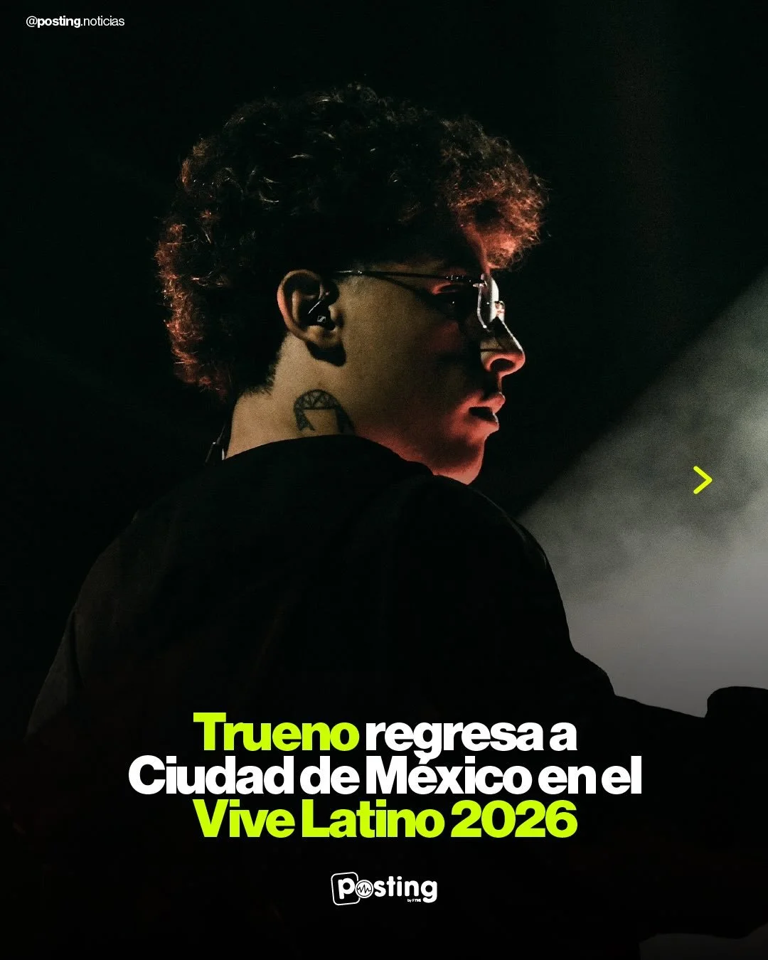 ⚡🎤 Trueno regresa a Ciudad de M&eacute;xico en el Vive Latino 2026 🎤⚡

Vive Latino llega con su edici&oacute;n 2026 al Estadio GNP Seguros en marzo, y t&uacute; debes estar ah&iacute;. Los invitados para esta pr&oacute;xima edici&oacute;n se quedar