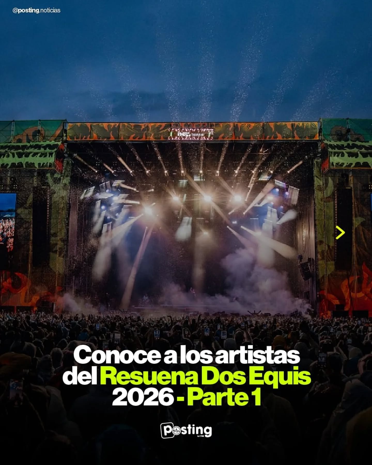 🔥 Conoce a los artistas del Resuena Dos Equis 🔥

El @resuenadosequis regresa con fuerza para encender el ritmo urbano en el Foro Cholula el 21 de marzo de 2026. 💥

Encabezado por grandes nombres como Rels B, Yandel Sinf&oacute;nico y Manuel Turizo