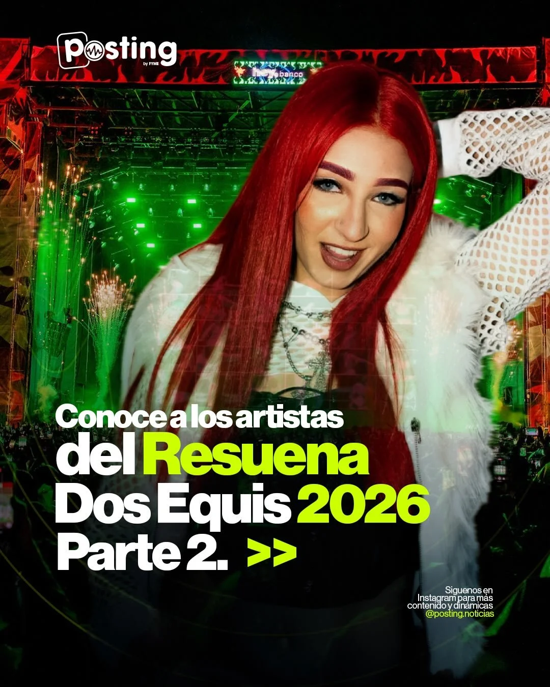 🔥 Resuena Dos Equis llega con talento latino en marzo 🔥

El @resuenadosequis regresa con su segunda edici&oacute;n para encender el ritmo urbano en el Foro Cholula el 21 de marzo de 2026. 💥

Con un line up que rompe fronteras y une lo mejor de la 