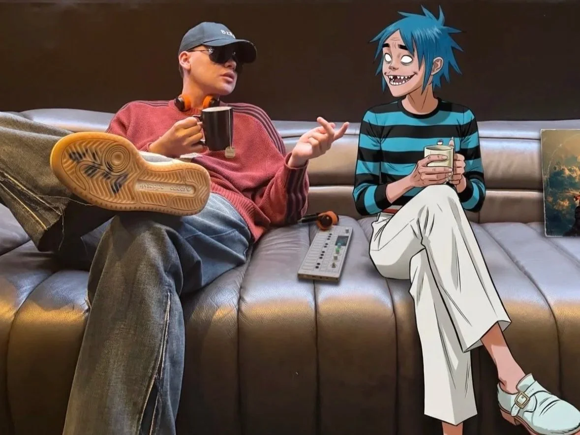 Bizarrap y Gorillaz lanzan “Orange Country”, una colaboración que supera espectativas
