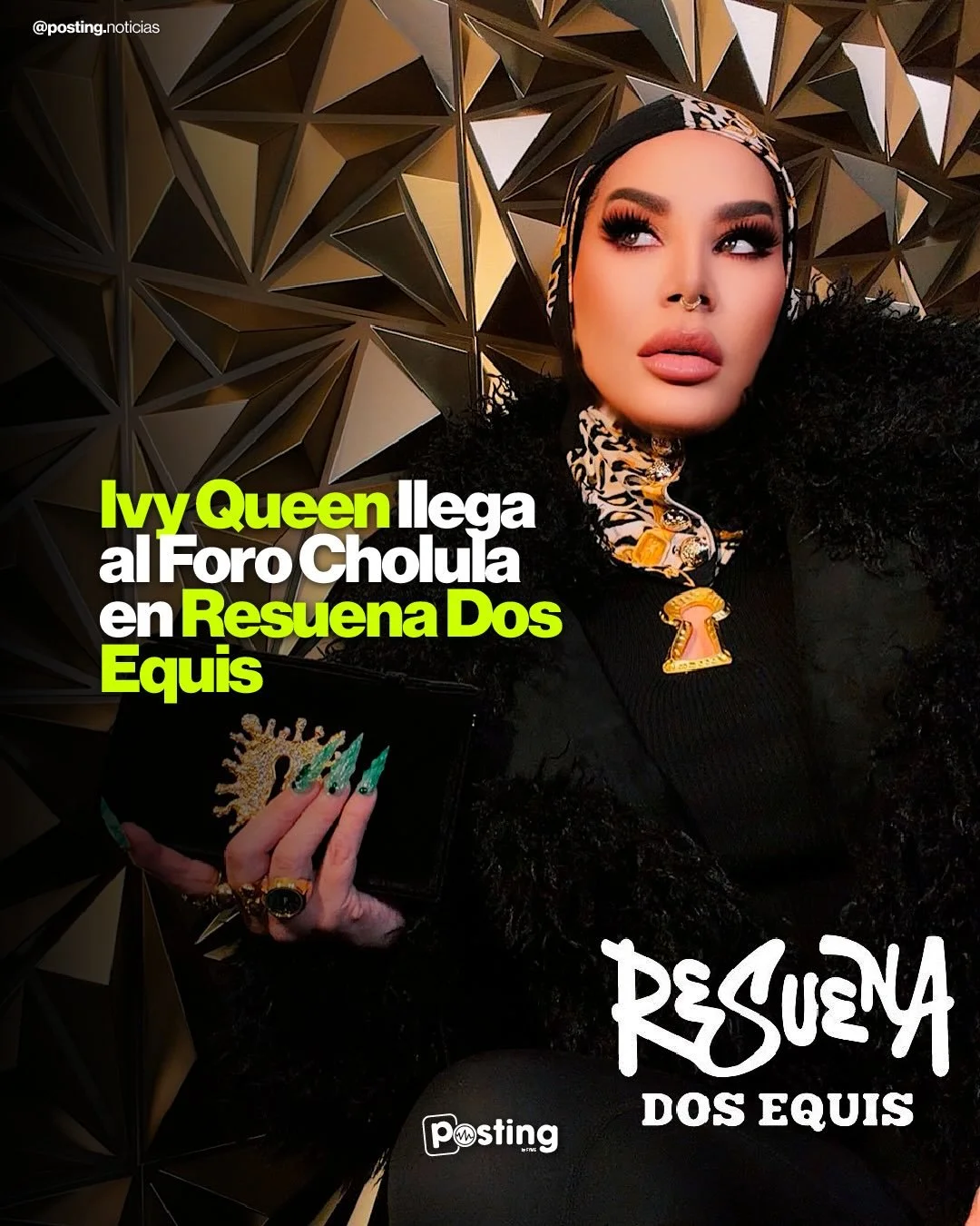 &iexcl;LA REINA LLEGA A RECLAMAR SU TRONO! 👑🔥

Prep&aacute;rate, Cholula, porque la verdadera leyenda del reggaet&oacute;n, Ivy Queen, aterriza en el escenario de Resuena Dos Equis. Saquen los outfits m&aacute;s pesados porque vamos a perrear con l