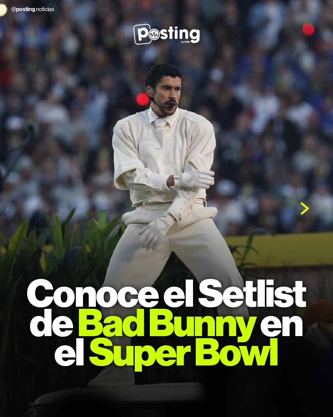 Bad Bunny encendi&oacute; el medio tiempo del Super Bowl con un show lleno de energ&iacute;a y sorpresas, acompa&ntilde;ado de invitados especiales como Lady Gaga y Ricky Martin, creando uno de los momentos m&aacute;s comentados de la noche 🏈

🎤 El