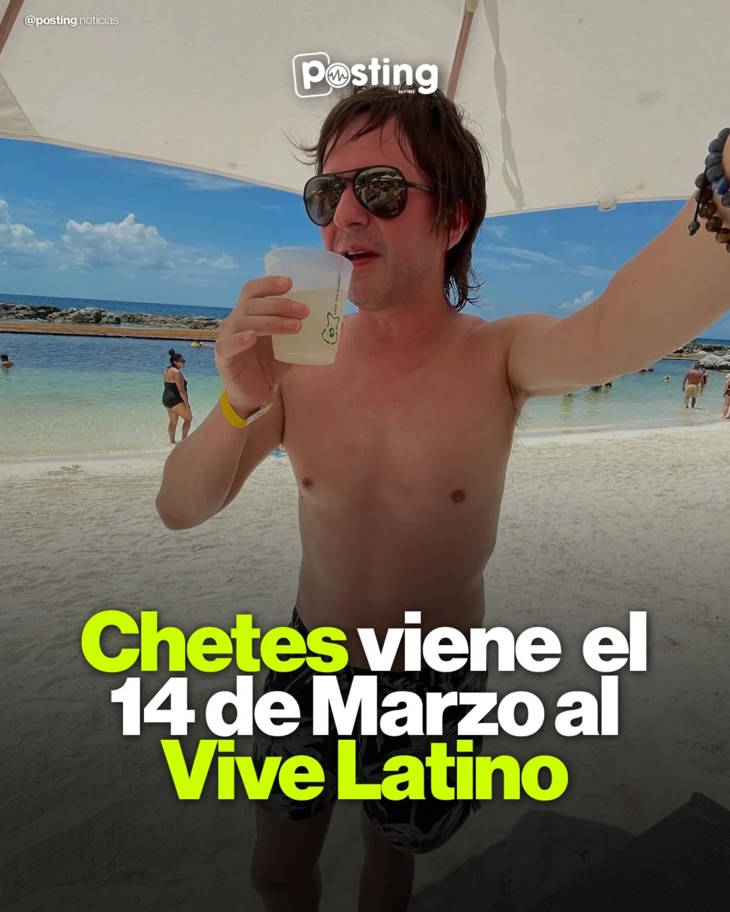&iexcl;Poco a poco se acerca el d&iacute;a! 🎸✨

No hay mejor forma de celebrar la m&uacute;sica que con el regreso de Chetes al escenario del Vive Latino. Marquen sus calendarios: este 14 de marzo nos espera un viaje por todos esos cl&aacute;sicos q