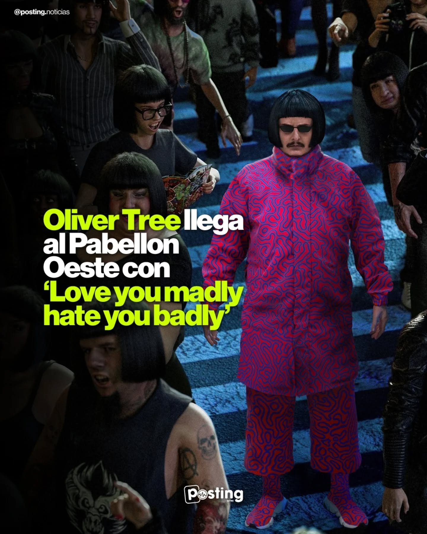 🎤🌳 Oliver Tree llega a M&eacute;xico 🌳🎤

Oliver Tree se presentar&aacute; en solitario el 30 de mayo de 2026 en el Pabell&oacute;n Oeste de la CDMX, con un show que promete ser de los m&aacute;s exc&eacute;ntricos del a&ntilde;o.

💳 Preventa Ban