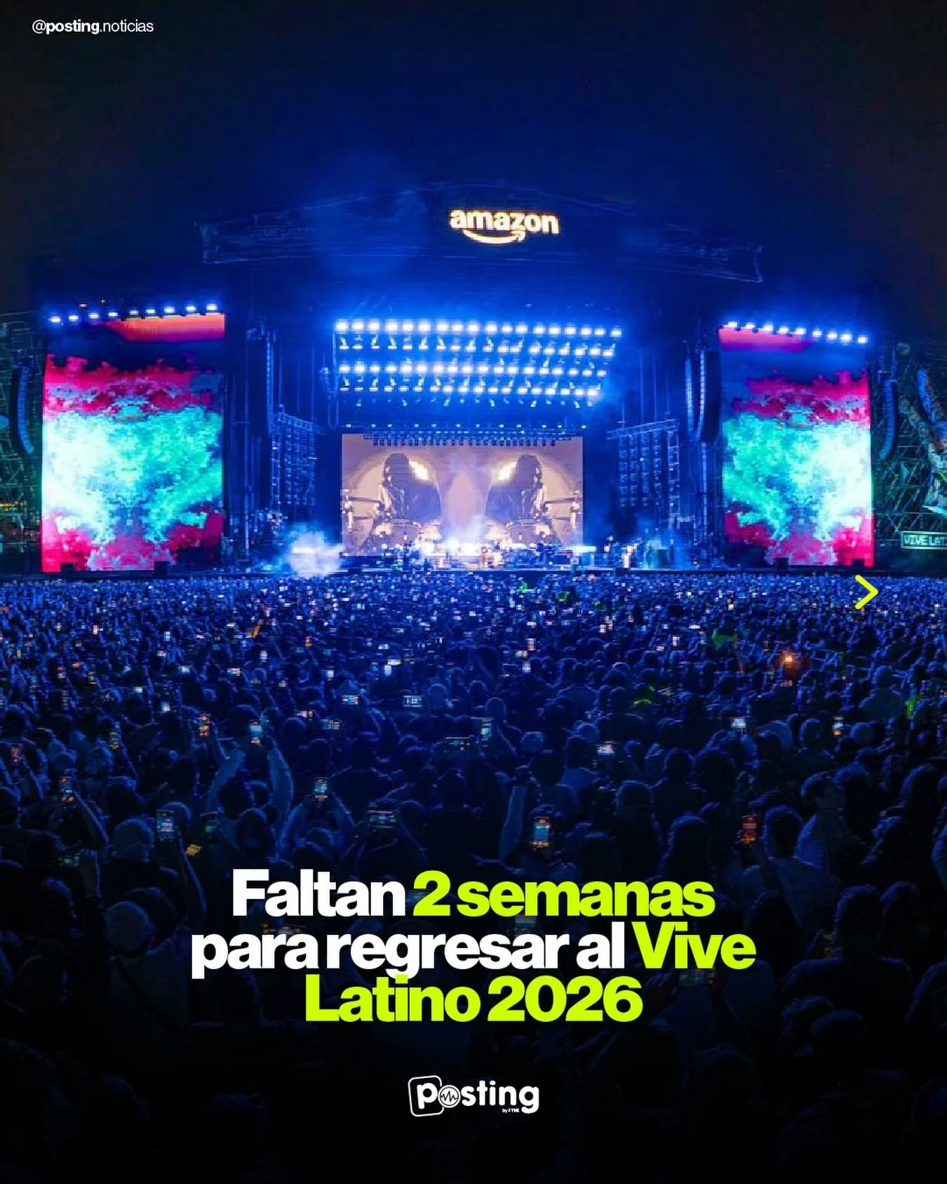 ⏳ &iexcl;Faltan solo 2 semanas para el #ViveLatino 2026! 🔥

El 14 y 15 de marzo, el Estadio GNP Seguros en Ciudad de M&eacute;xico se llena de m&uacute;sica con un lineup incre&iacute;ble: desde leyendas como Cypress Hill, Juanes y Lenny Kravitz, ha