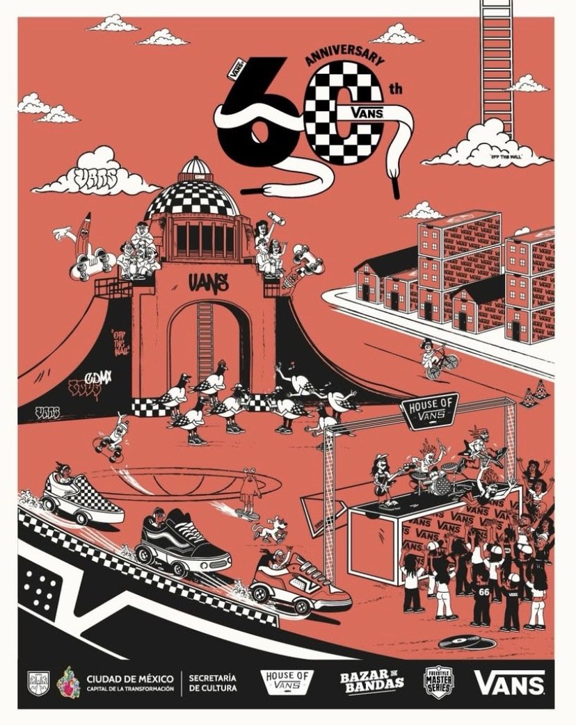 Vans celebra 60 años con un Bazar de Bandas histórico en CDMX: música, merch y firmas de autógrafos