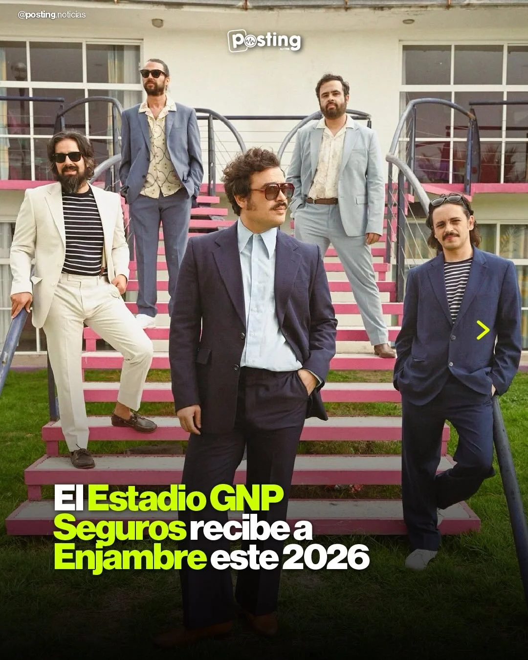 En el escenario del Vive Latino, Enjambre nos regal&oacute; uno de los anuncios m&aacute;s emocionantes del a&ntilde;o 🔥

La banda confirm&oacute; su presentaci&oacute;n en el Estadio GNP Seguros este 2026, as&iacute; que comience la cuenta regresiv