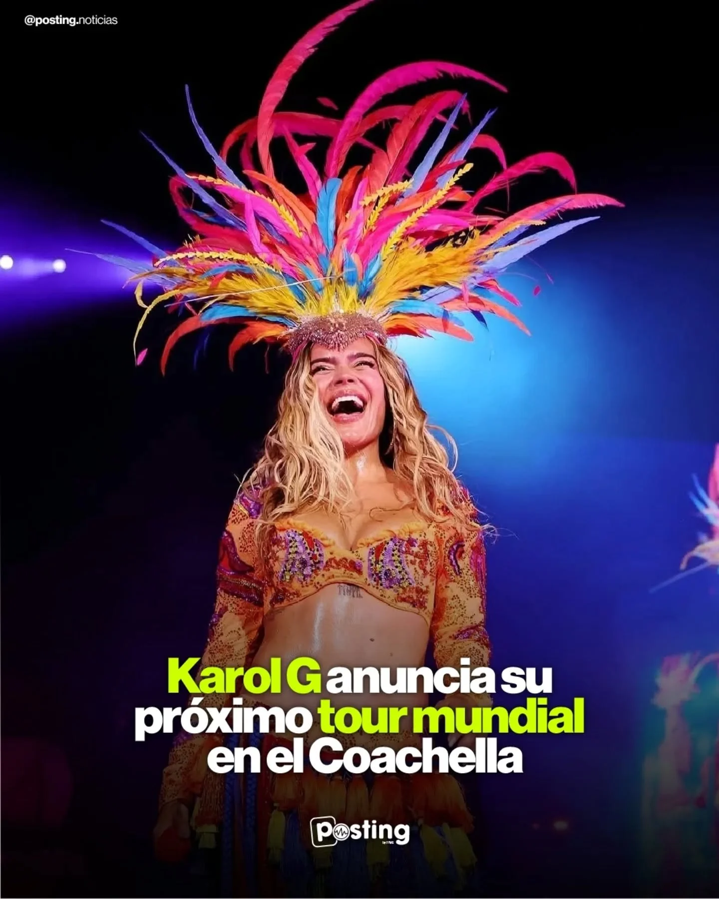 La Colombiana favorita del mundo, en su reciente presentaci&oacute;n en @coachella , avisa sobre su pr&oacute;xima gira, y hoy se convierte en una realidad. 🥺&hearts;️ 

@karolg regresa a los escenarios para traernos toda la vibra latina en su tour 