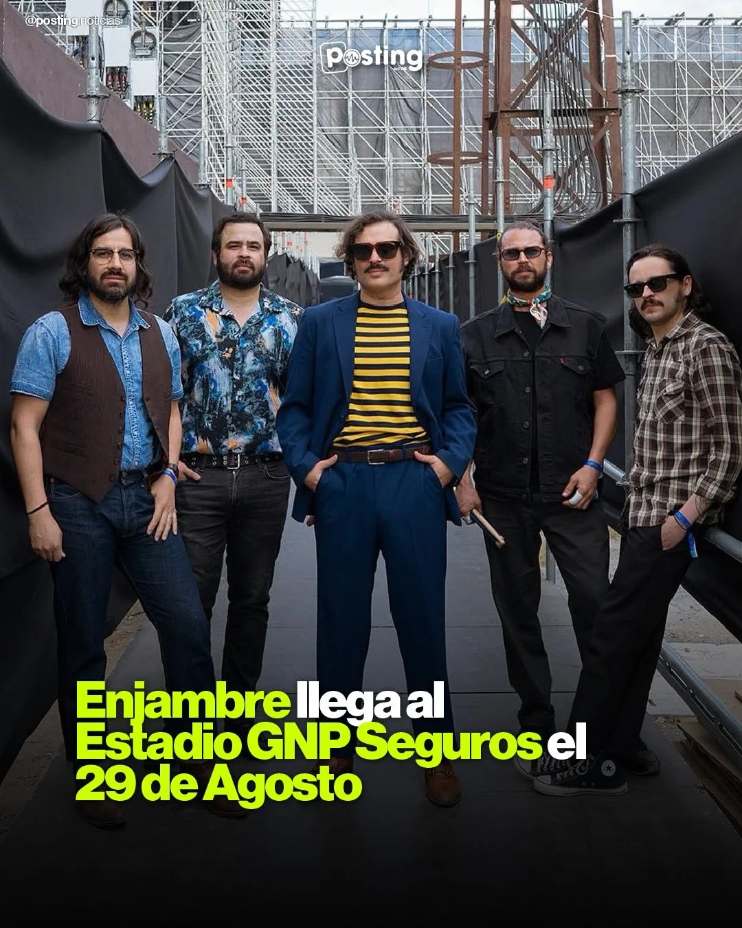 🎤✨ &iexcl;Ya es oficial! Enjambre llega al Estadio GNP Seguros en agosto ✨🎤

Abejitas atenci&oacute;n, la Ciudad de M&eacute;xico ser&aacute; el punto de reencuentro de una de las bandas m&aacute;s importantes de los tiempos: Enjambre llega por pri