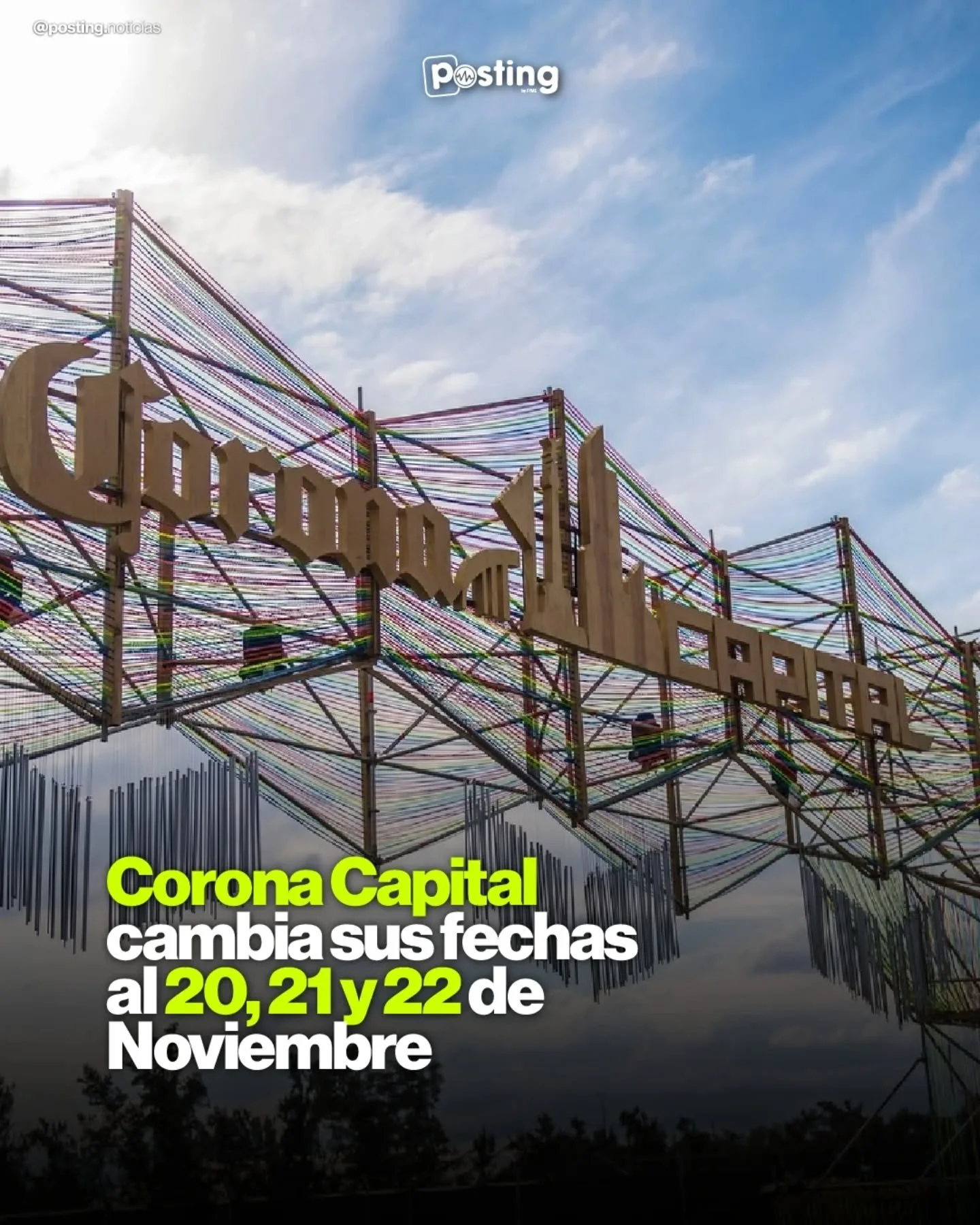 El @coronacapital acaba de confirmar las fechas para este 2026 y s&iacute;, hay movimiento en el calendario. 🗓️✨

Anoten bien: nos vemos el 20, 21 y 22 de noviembre en el Aut&oacute;dromo Hermanos Rodr&iacute;guez. 🏟️

Este a&ntilde;o la fiesta se 