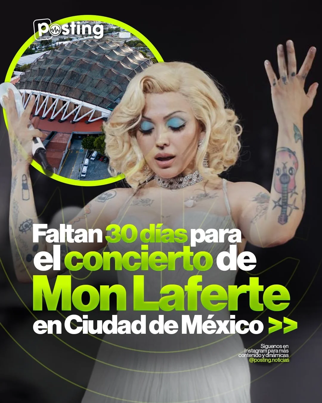 &iexcl;Comienza la cuenta regresiva para Femme Fatale Tour! 🌹🎤

Con tres fechas confirmadas en Cuidado de M&eacute;xico, Mon Laferte regresa a la capital con la promesa de ser las presentaciones m&aacute;s emocionales e inolvidables del a&ntilde;o 
