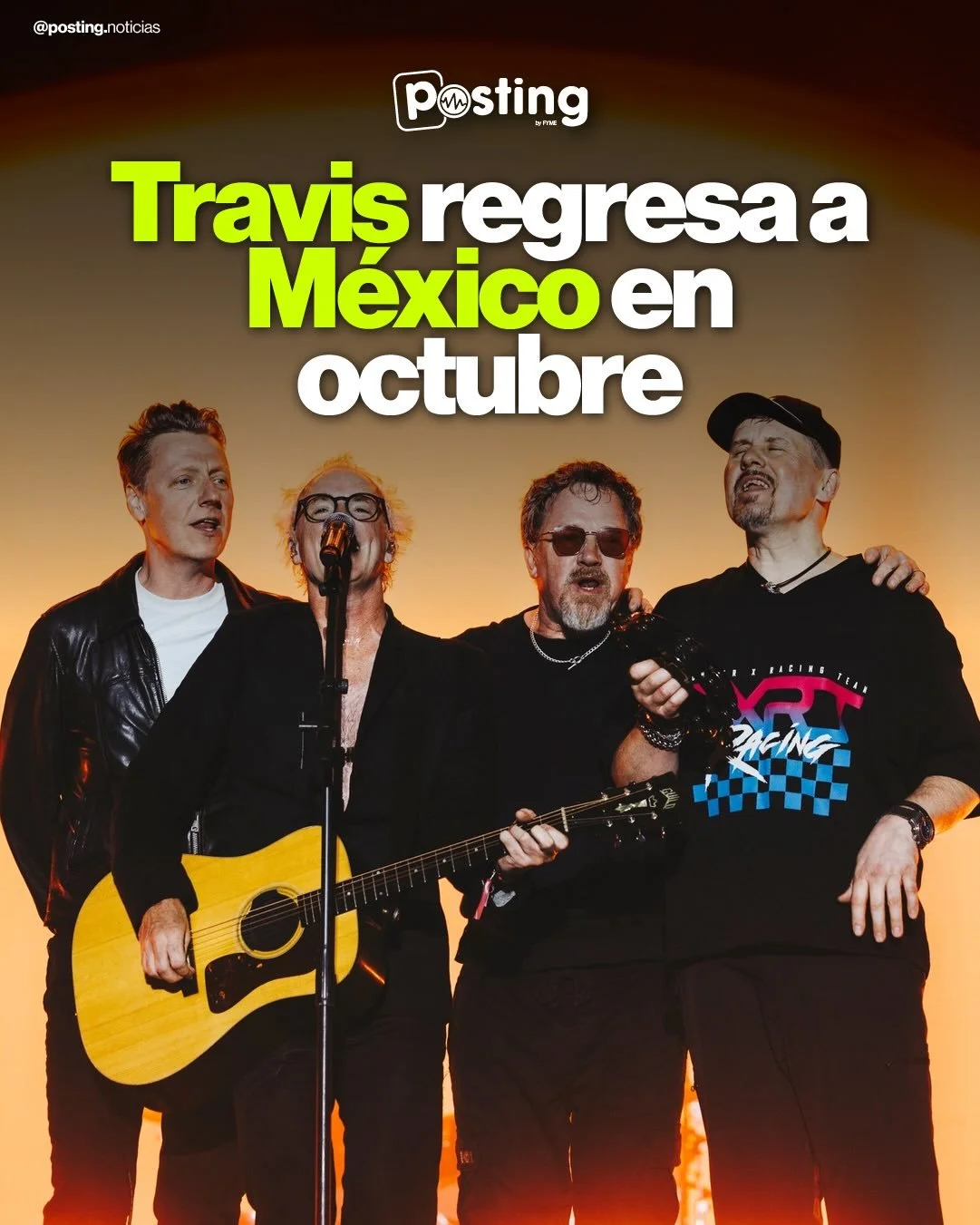 M&eacute;xico, ojo aqu&iacute; 👁️💙

🎤 &iexcl;Travis regresa a M&eacute;xico en octubre! 🎤
2026 no deja de sorprender, y el anuncio del regreso de la m&iacute;tica banda alternativa a tierras mexicanas ha dejado sorprendido a todo su p&uacute;blic