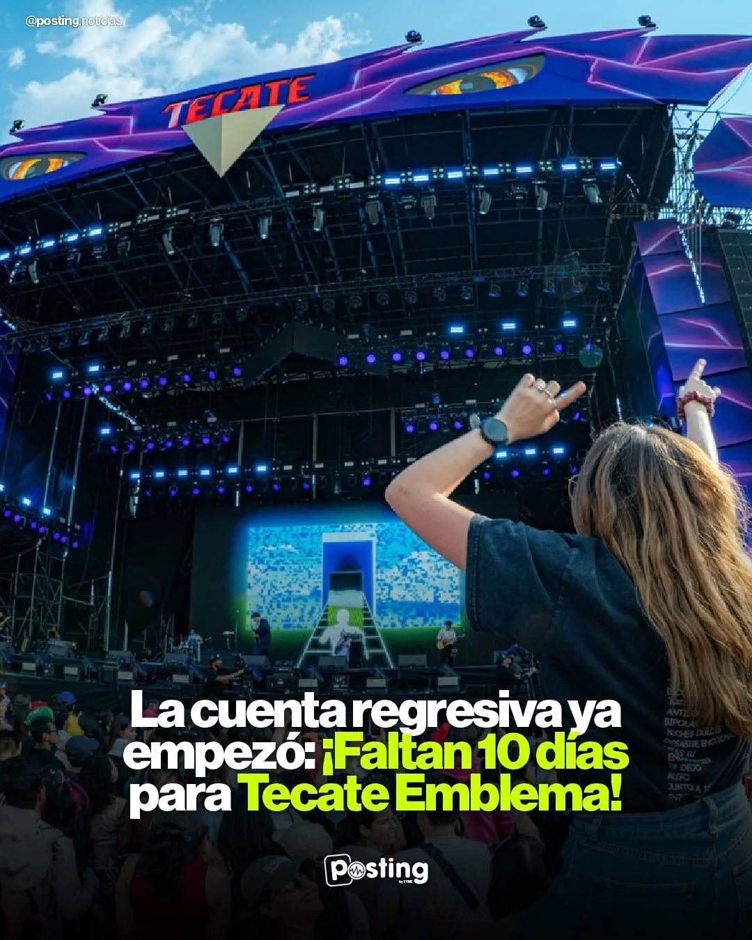 &iexcl;La cuenta regresiva ya empez&oacute;! 💜🦅

Tecate Emblema se acerca y debes estar preparado para recibir a Kenia Os, NSQK, Zara Larsson y m&aacute;s en el Aut&oacute;dromo Hermanos Rodr&iacute;guez ✨ &iexcl;los accesos se agotan! Corre por lo