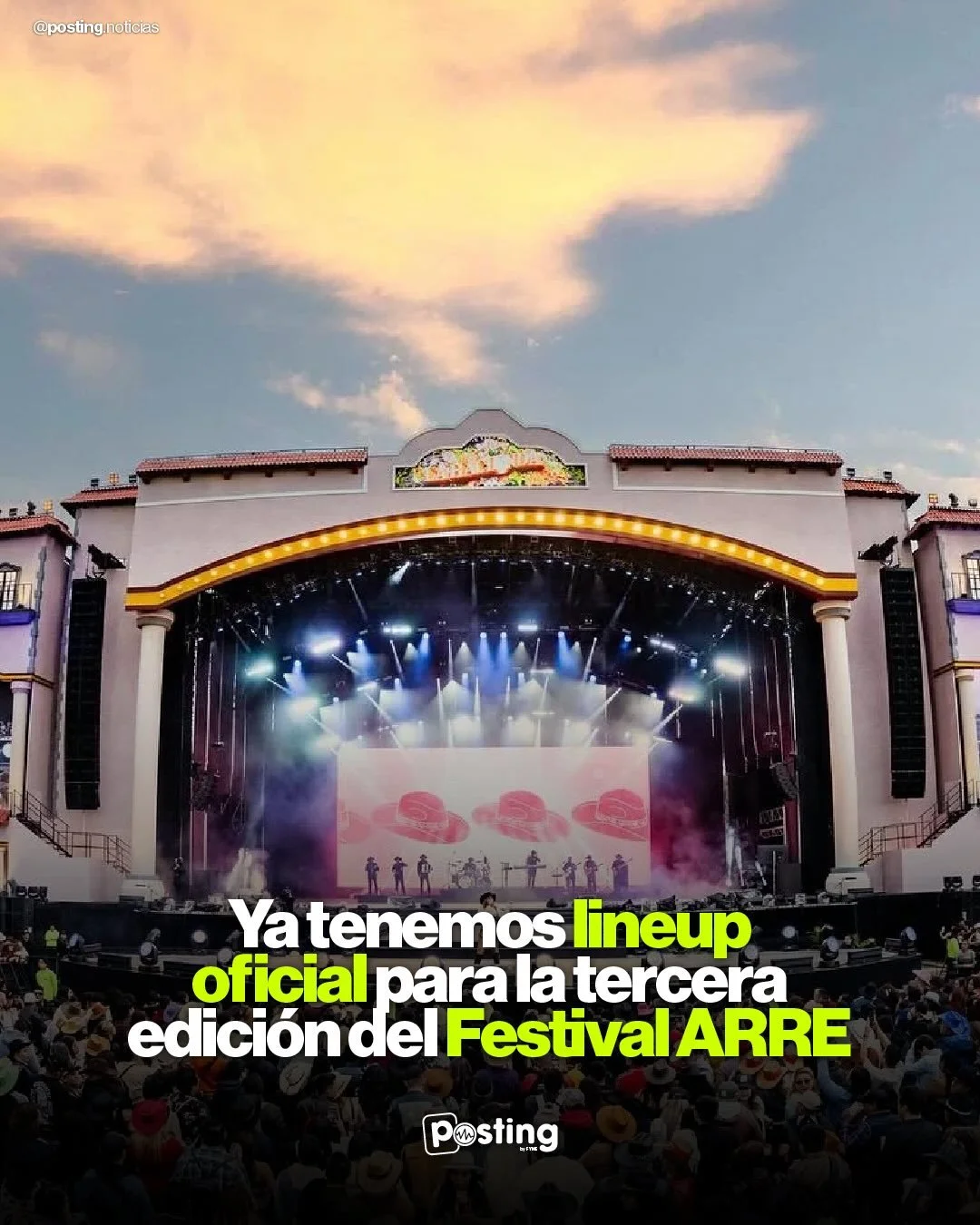 &iexcl;El line-up oficial de Festival Arre 2026 ya est&aacute; aqu&iacute;! 🤠🔥

Alejandro Fernandez, V&iacute;ctor Mendivil, Gabito Ballesteros, Banda MS  y muchos m&aacute;s. La energ&iacute;a de la Cuidad de M&eacute;xico nos espera el pr&oacute;