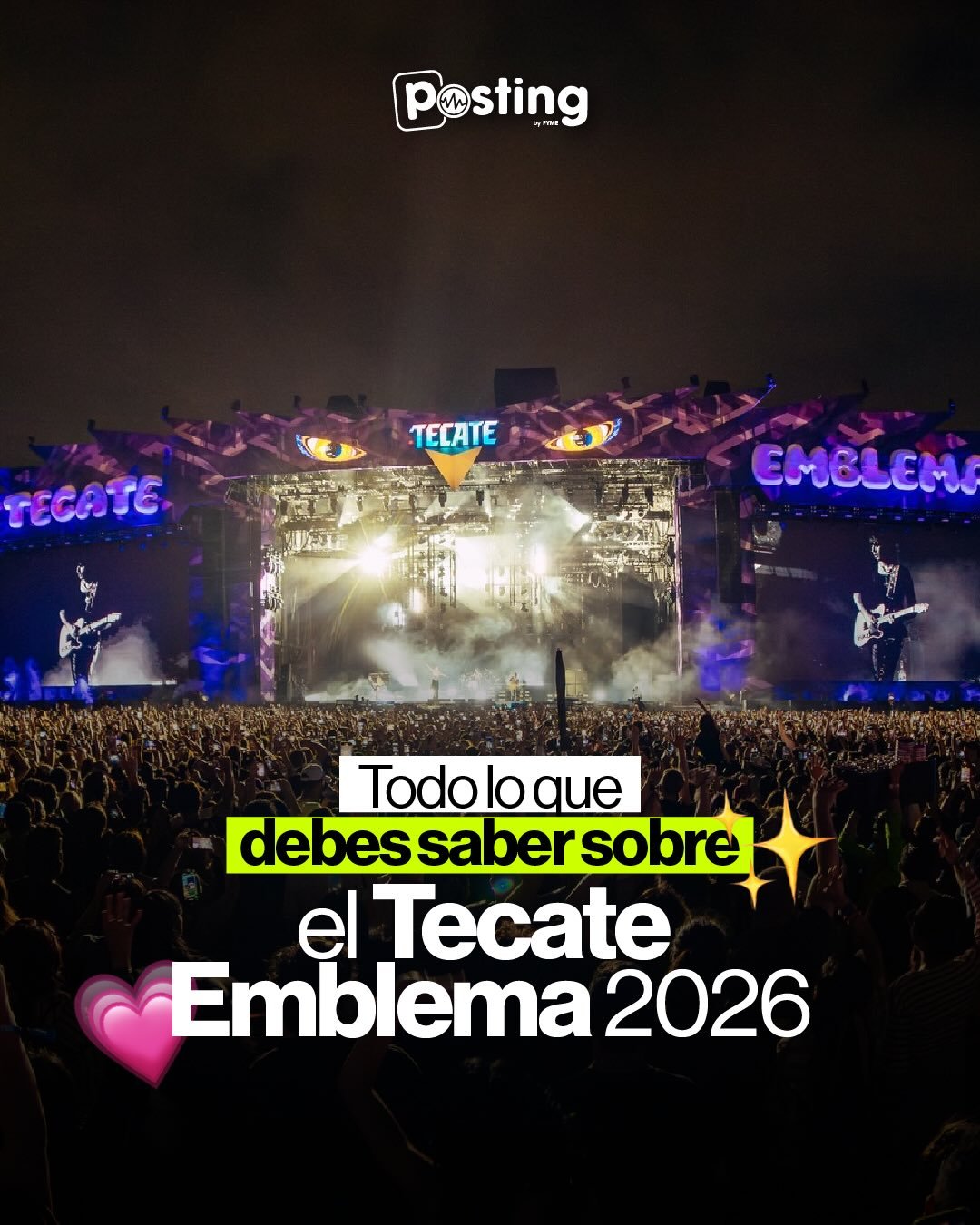 🦅💜 &iexcl;Tecate Emblema llega este fin de semana! 💜🦅

&iquest;Est&aacute;s listo? 👀 Uno de los festivales m&aacute;s emblem&aacute;ticos de la Cuidad de M&eacute;xico llega este 16 y 17 de mayo al Aut&oacute;dromo Hermanos Rodr&iacute;guez ✨🎤
