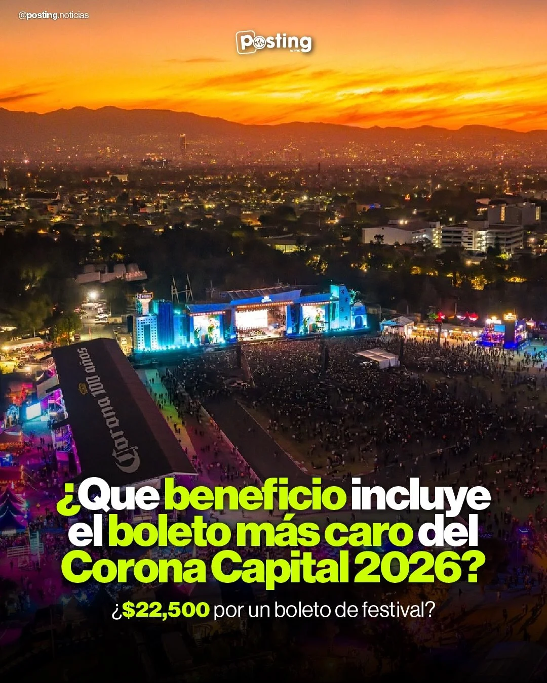 El boleto m&aacute;s caro del Corona Capital 2026 cuesta $22,500 y esto es todo lo que incluye.

Desliza y conoce los beneficios del Club Pass antes de que arranque la preventa. 🗓️

🔔 Preventa: 26 de mayo

&iquest;Lo comprar&iacute;as? Cu&eacute;nt