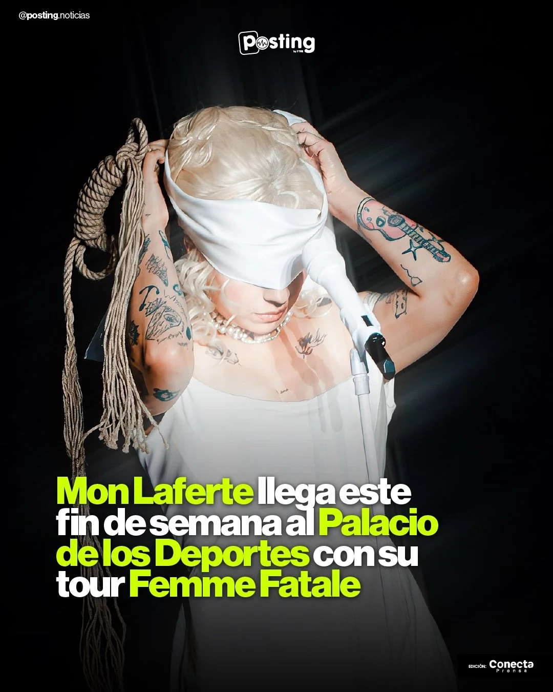 CDMX se prepara para tres noches de pura intensidad junto a @monlaferte ❤️&zwj;🔥

El Femme Fatale Tour llegar&aacute; al Palacio de los Deportes este 29, 30 y 31 de mayo, en una serie de shows que prometen mucho desamor, nostalgia y canciones para c