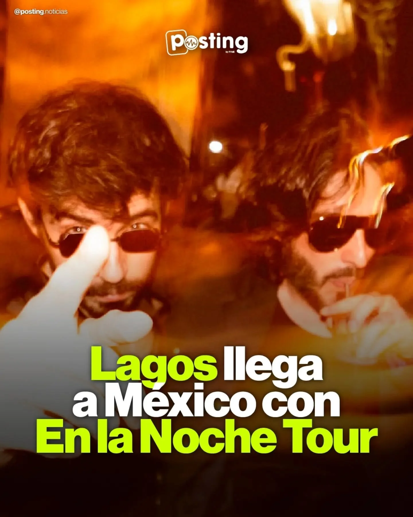 &iexcl;LAGOS EST&Aacute; DE REGRESO! 🇲🇽✨

La espera termin&oacute;. El d&uacute;o que ha musicalizado todas nuestras noches de nostalgia y romance llega con su "En La Noche Tour" a tres de las ciudades m&aacute;s importantes del pa&iacute