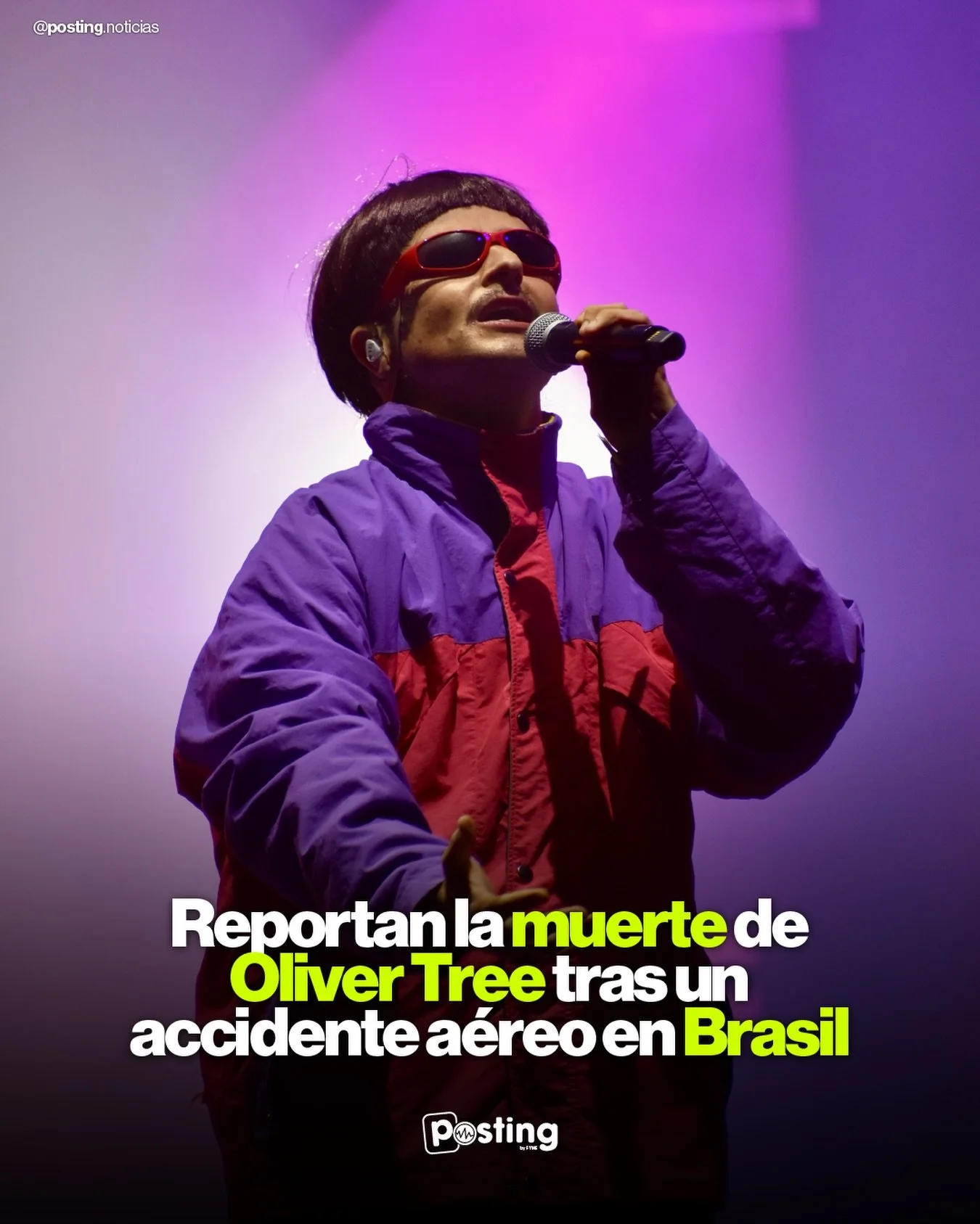 La industria musical se encuentra de luto.🕊️

Diversos medios internacionales reportan el fallecimiento de Oliver Tree a los 32 a&ntilde;os de edad, luego de un accidente ocurrido este domingo en R&iacute;o de Janeiro, Brasil, donde dos helic&oacute