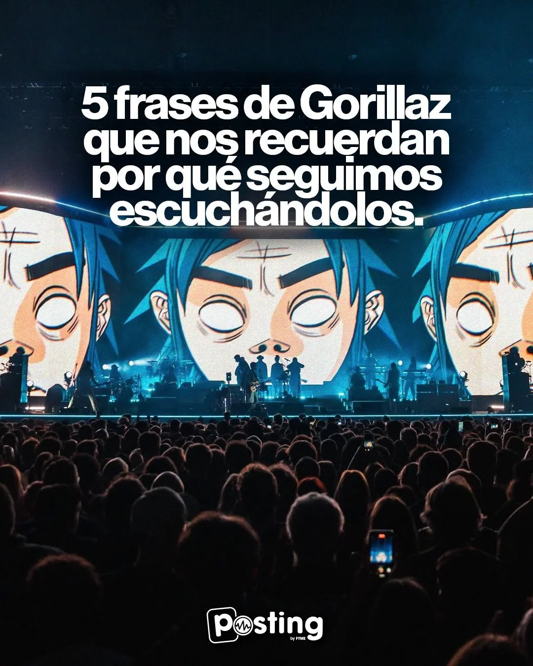 Hay canciones que se quedan contigo mucho despu&eacute;s de que terminan.

Estas son 5 frases de Gorillaz que, por una u otra raz&oacute;n, han conectado con millones de personas alrededor del mundo. 🖤

&iquest;Cu&aacute;l es tu favorita?

Y si tamb