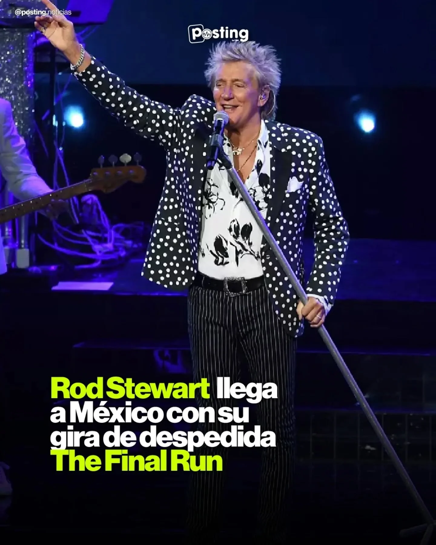 &iexcl;Una leyenda se despide de los escenarios! 🎤

Sir Rod Stewart llega a M&eacute;xico con su gira de despedida "THE FINAL RUN" 🇬🇧✨ 
No dejes pasar la oportunidad de vivir una noche hist&oacute;rica cantando "Forever Young",