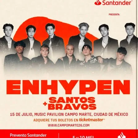 Enhypen y Santos Bravos protagonizarán un espectáculo en Campo Marte&nbsp;